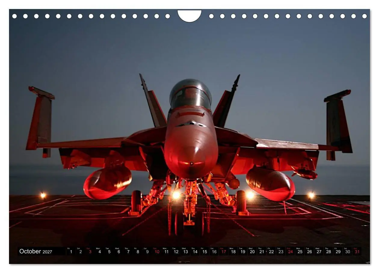Bild: 9783594075777 | U.S. Aircraft - Fighting Jets (Wall Calendar 2027 DIN A4...