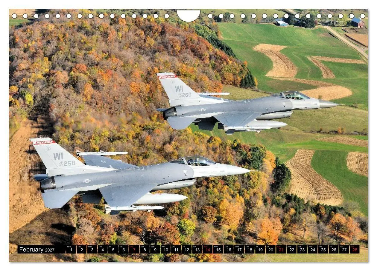Bild: 9783594075777 | U.S. Aircraft - Fighting Jets (Wall Calendar 2027 DIN A4...