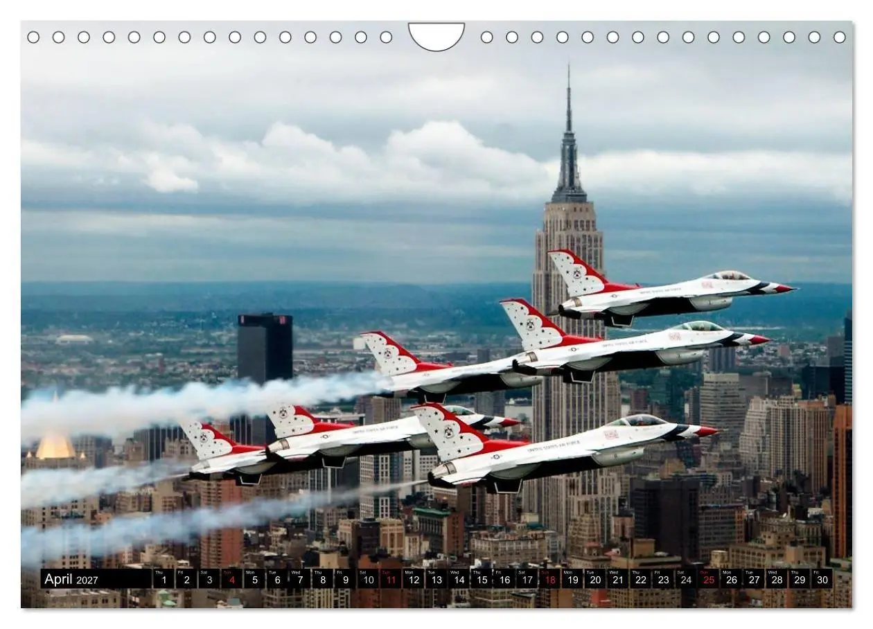 Bild: 9783594075777 | U.S. Aircraft - Fighting Jets (Wall Calendar 2027 DIN A4...