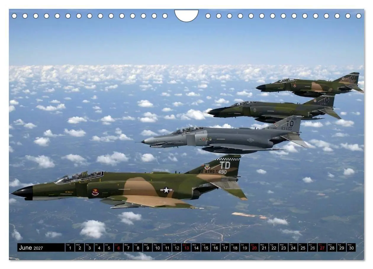 Bild: 9783594075777 | U.S. Aircraft - Fighting Jets (Wall Calendar 2027 DIN A4...