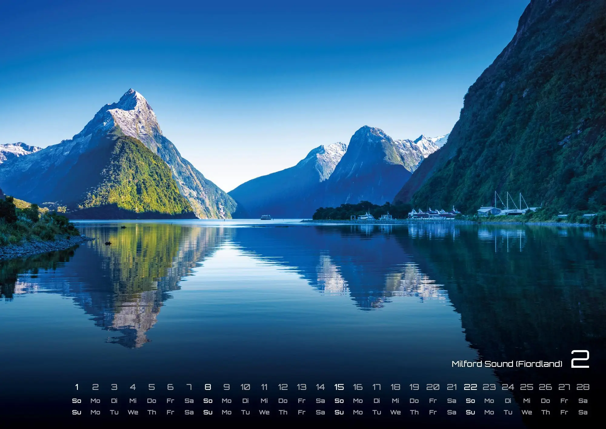 Bild: 9783986735777 | Neuseeland - Das Land der langen weißen Wolke - 2026 - Kalender DIN A2