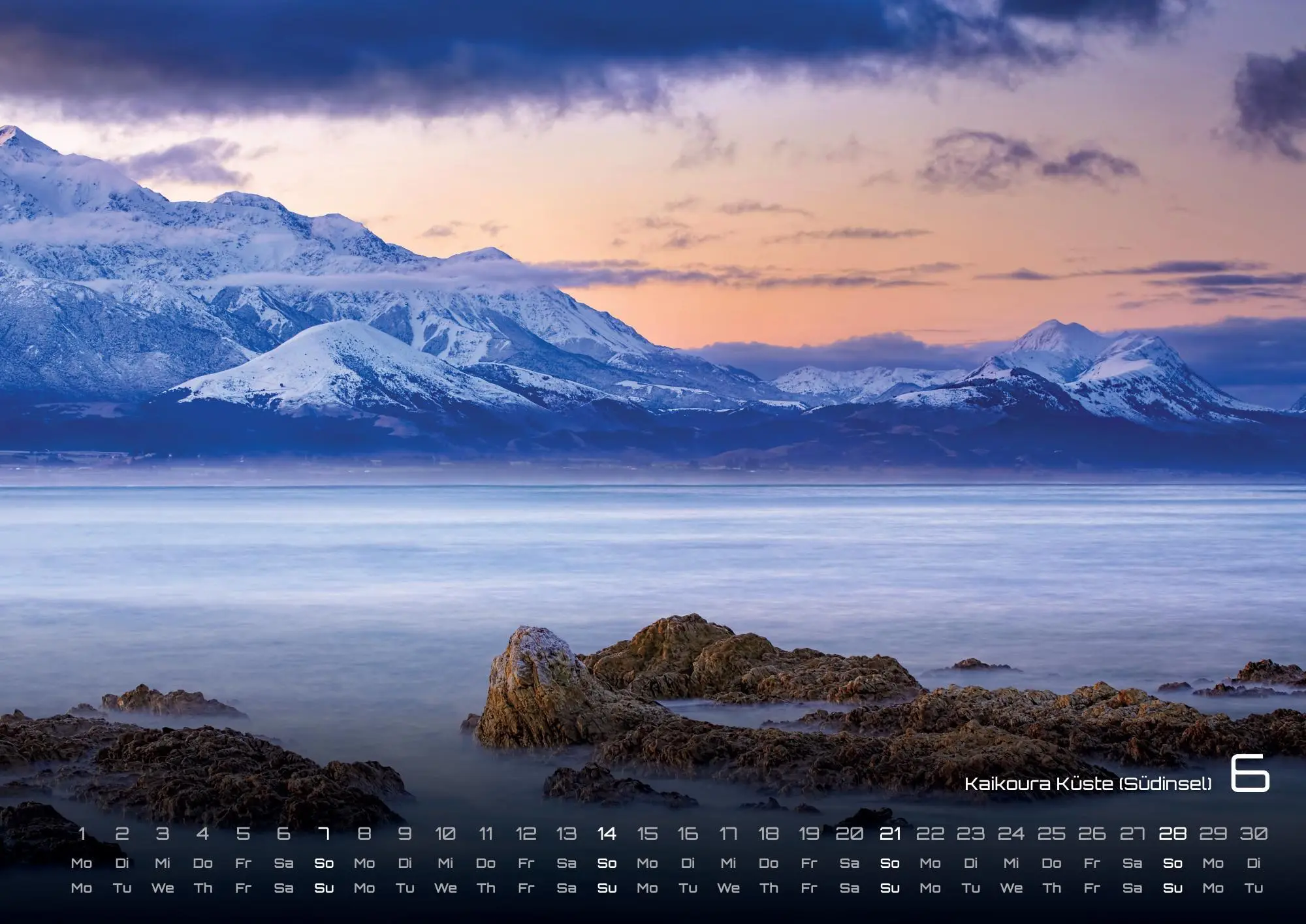 Bild: 9783986735777 | Neuseeland - Das Land der langen weißen Wolke - 2026 - Kalender DIN A2
