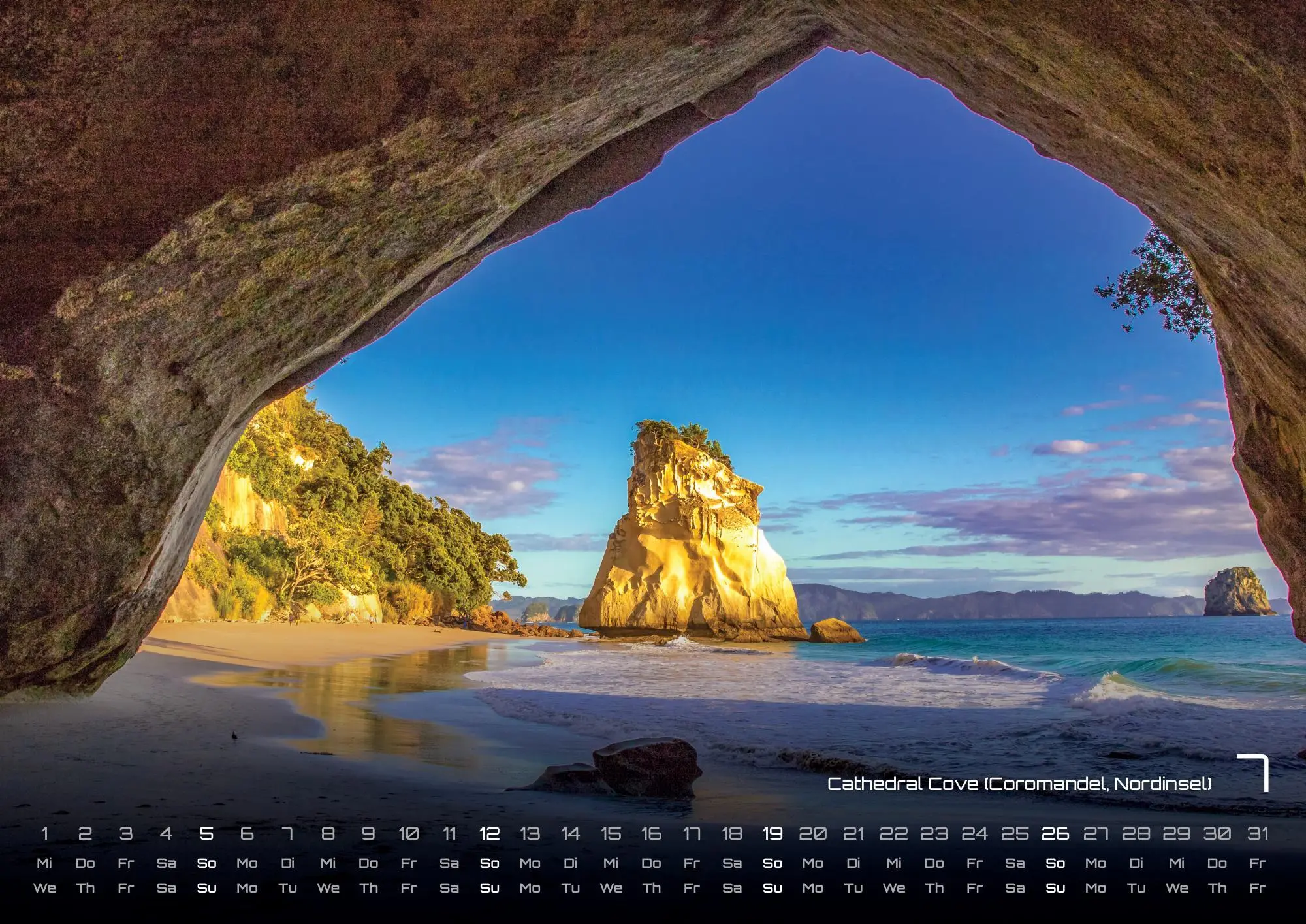 Bild: 9783986735777 | Neuseeland - Das Land der langen weißen Wolke - 2026 - Kalender DIN A2