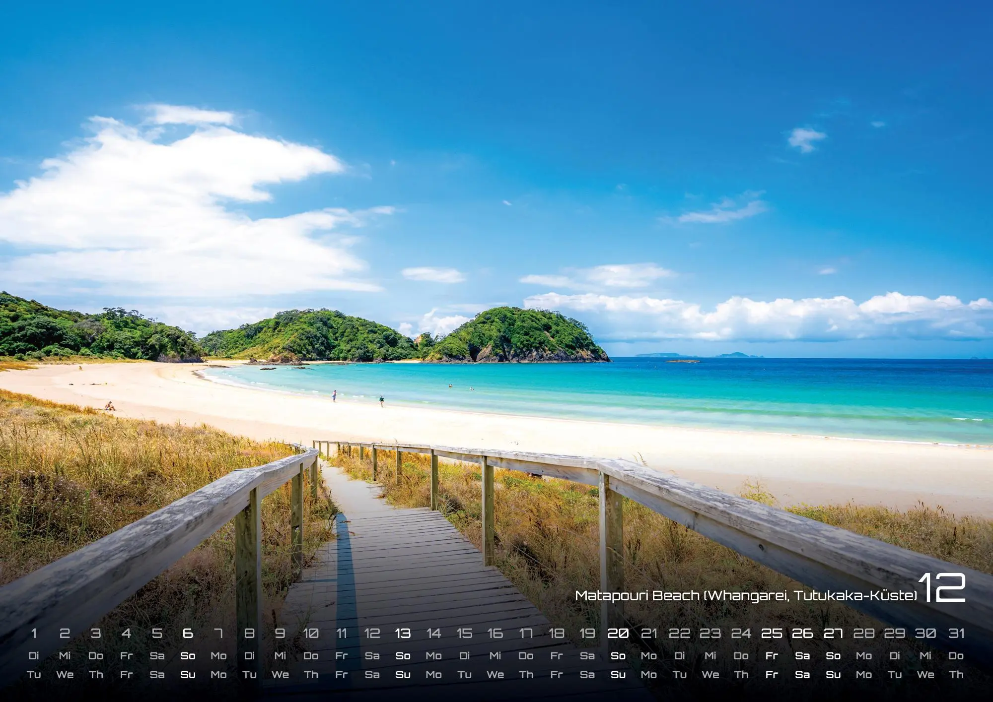 Bild: 9783986735777 | Neuseeland - Das Land der langen weißen Wolke - 2026 - Kalender DIN A2