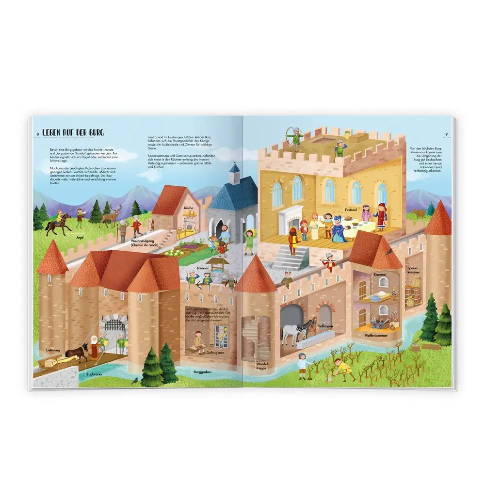 Bild: 9783988025777 | TRÖTSCH - Stickerbuch Mein großes Stickerbuch Ritter und Burgen | KG