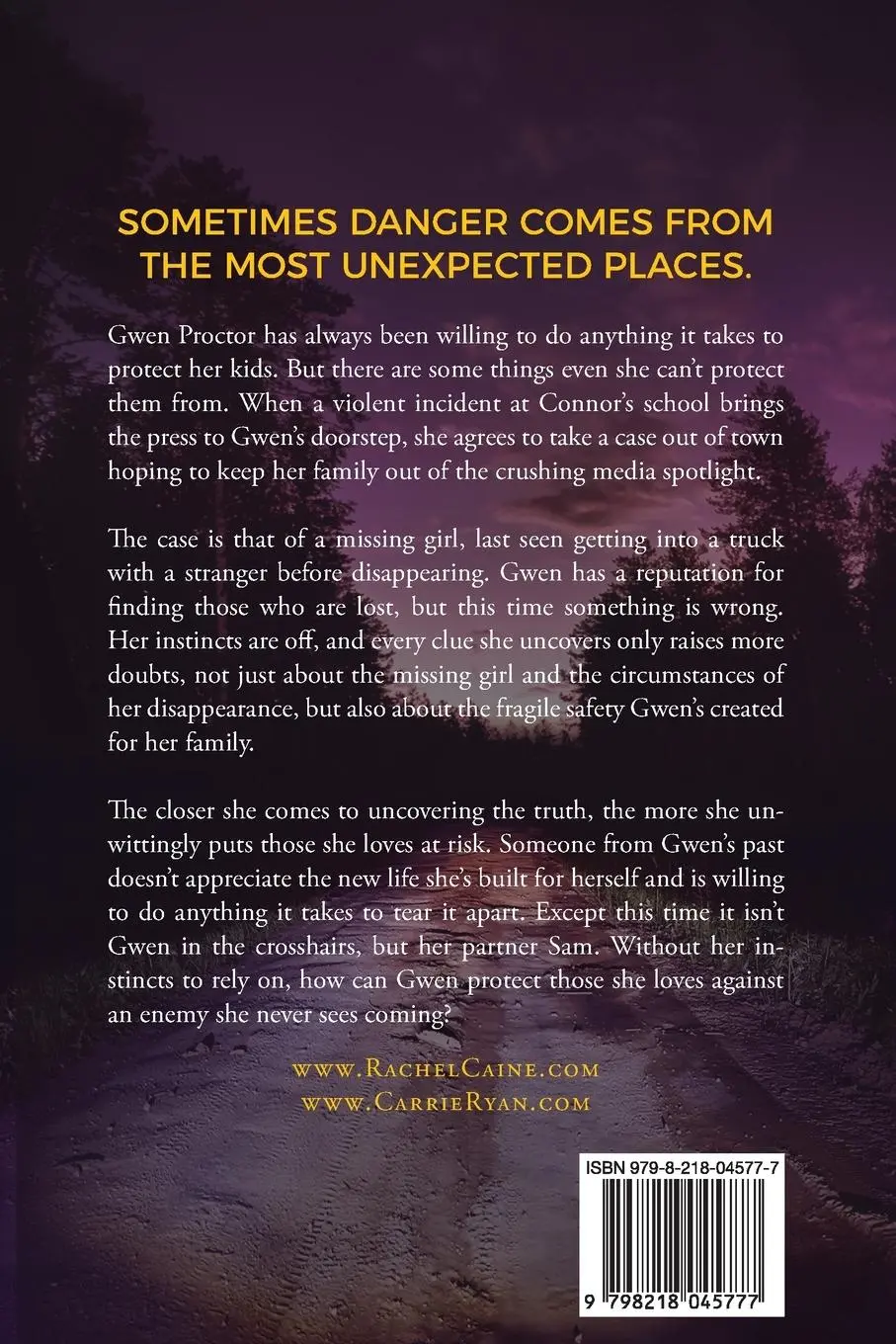 Rückseite: 9798218045777 | Trapper Road | A Stillhouse Lake Novel | Rachel Caine (u. a.) | Buch