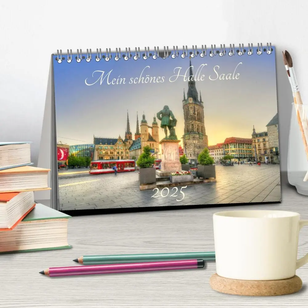 Bild: 9783435115877 | Mein schönes Halle Saale 2025 (Tischkalender 2025 DIN A5 quer),...