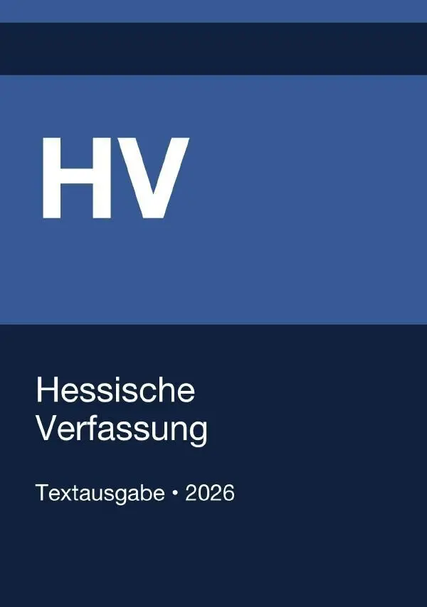Cover: 9783565355877 | HV - Hessische Verfassung 2026 | Gesetze24 Deutschland | Taschenbuch
