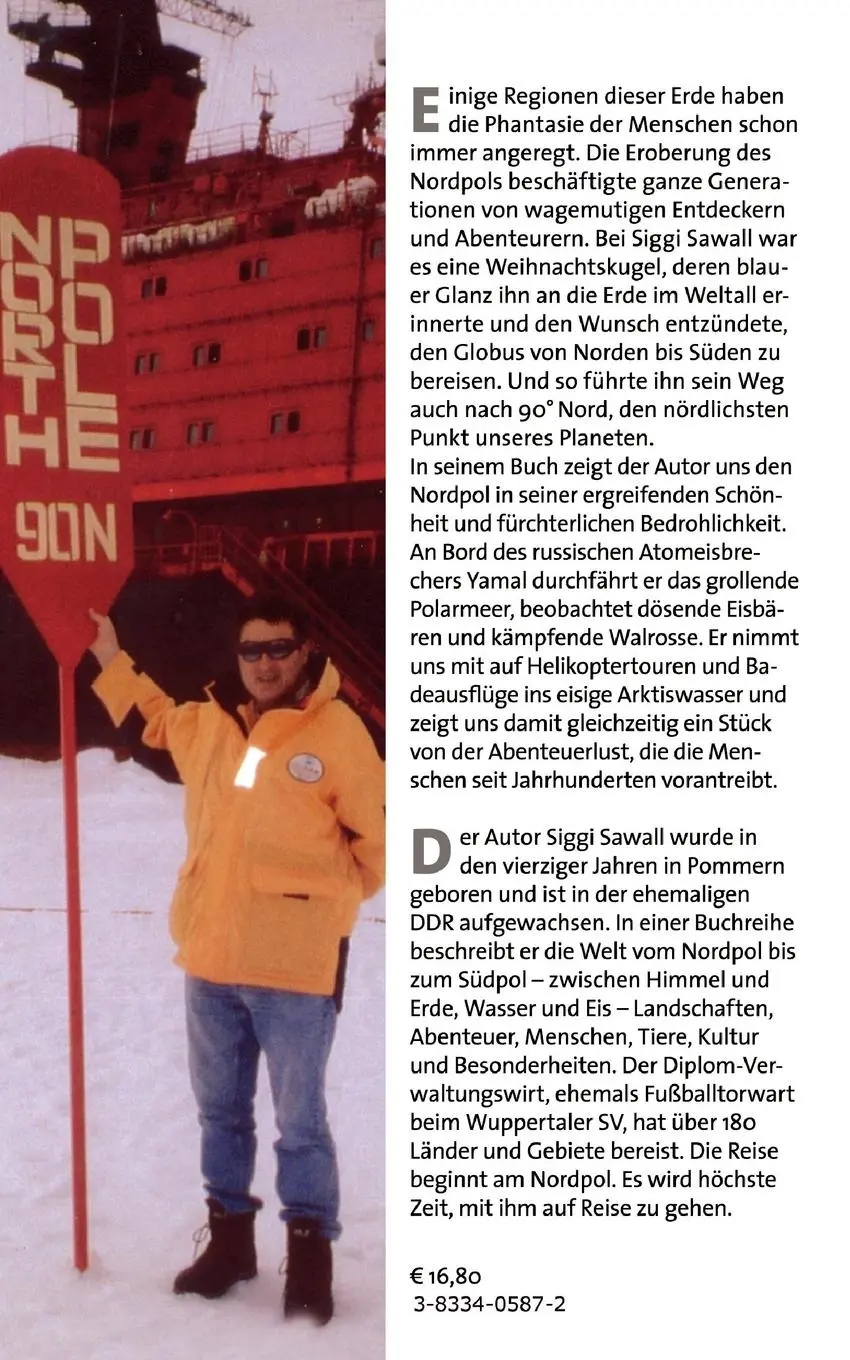 Rückseite: 9783833405877 | Erlebter Nordpol | unterwegs mit dem größten Atomeisbrecher der Welt
