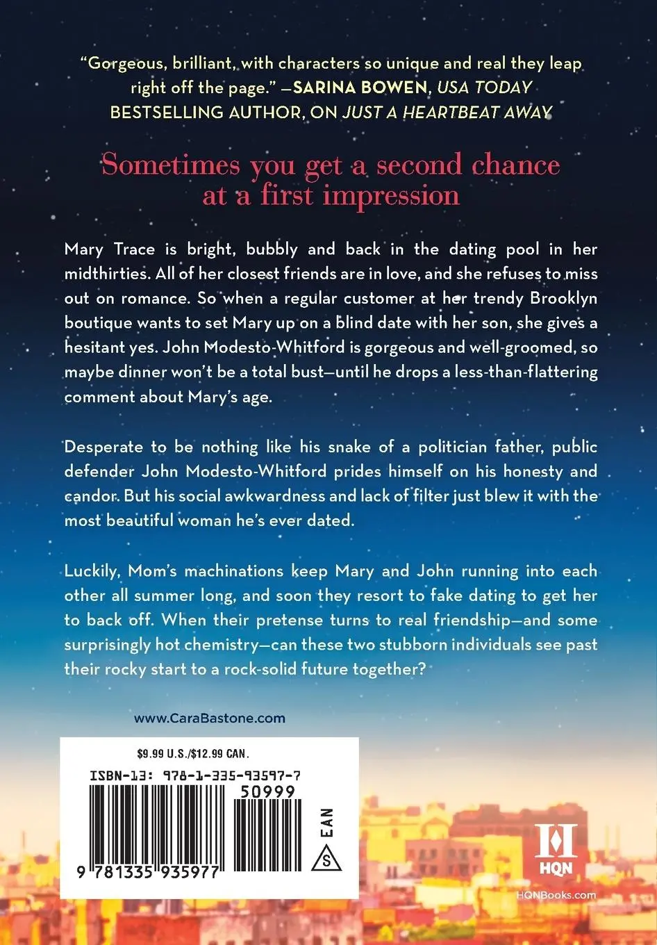 Rückseite: 9781335935977 | Flirting with Forever | Cara Bastone | Taschenbuch | Englisch | 2021