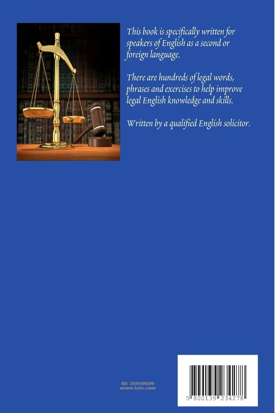 Rückseite: 9781716875977 | Self-Study UK Law Dictionary and Legal Letter Writing Exercise Book