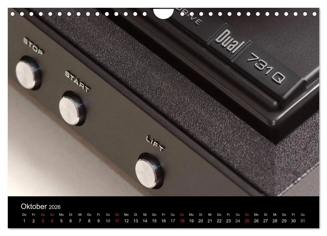 Bild: 9783516215977 | Vintage Turntables Made In Schwarzwald (Wandkalender 2026 DIN A4...