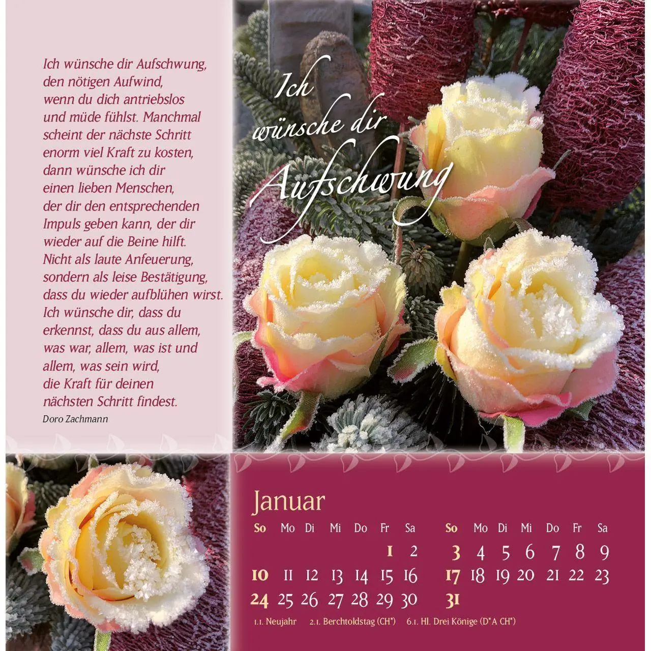 Bild: 9783754815977 | Rosenduft mit lieben Wünschen 2027 | Rosen-Postkarten-Kalender | 14 S.