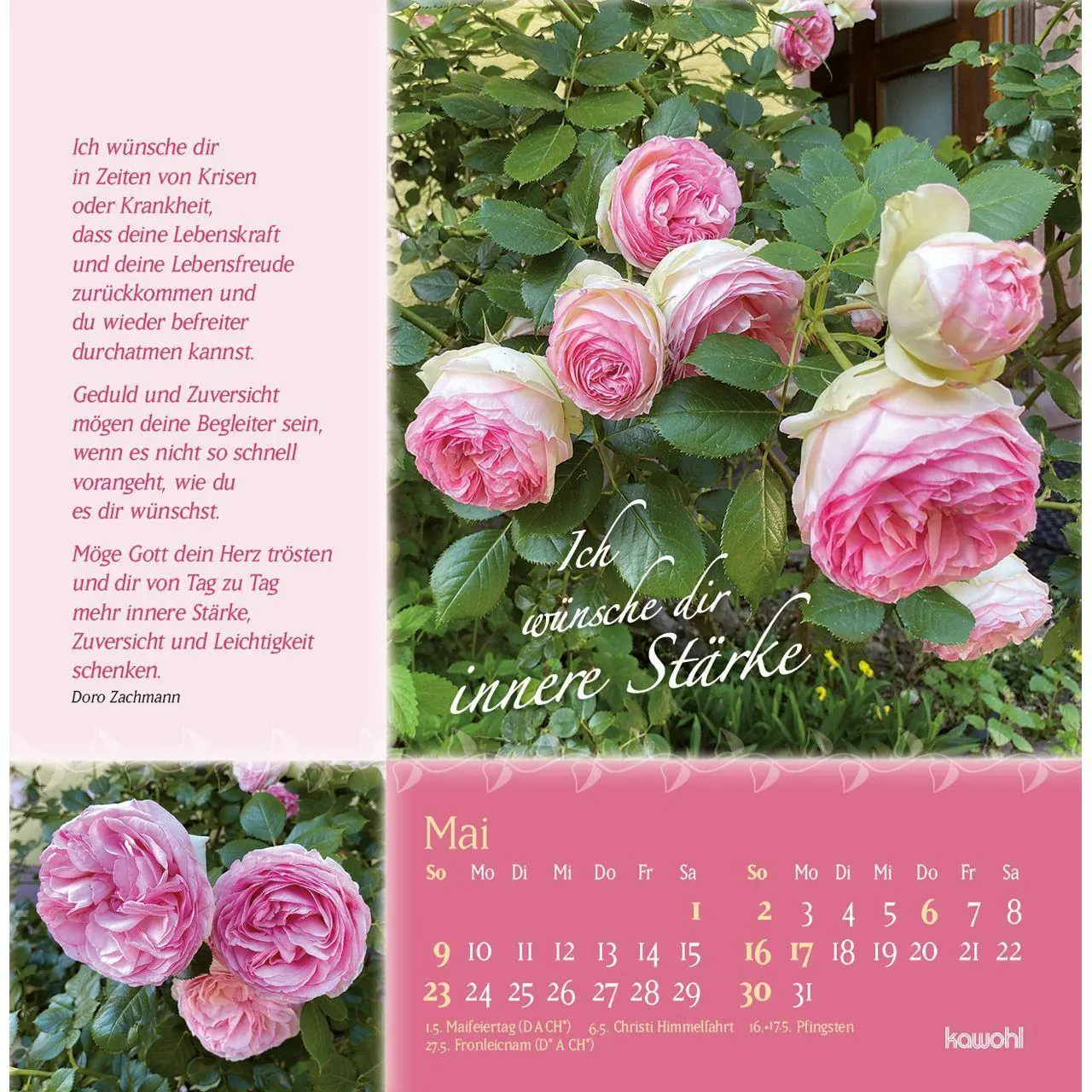 Bild: 9783754815977 | Rosenduft mit lieben Wünschen 2027 | Rosen-Postkarten-Kalender | 14 S.