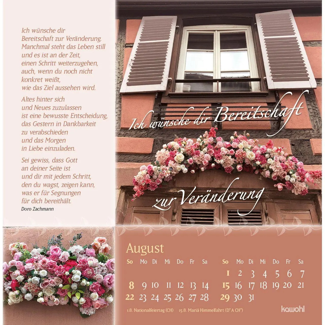 Bild: 9783754815977 | Rosenduft mit lieben Wünschen 2027 | Rosen-Postkarten-Kalender | 14 S.
