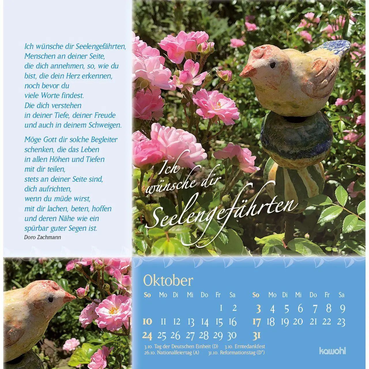 Bild: 9783754815977 | Rosenduft mit lieben Wünschen 2027 | Rosen-Postkarten-Kalender | 14 S.