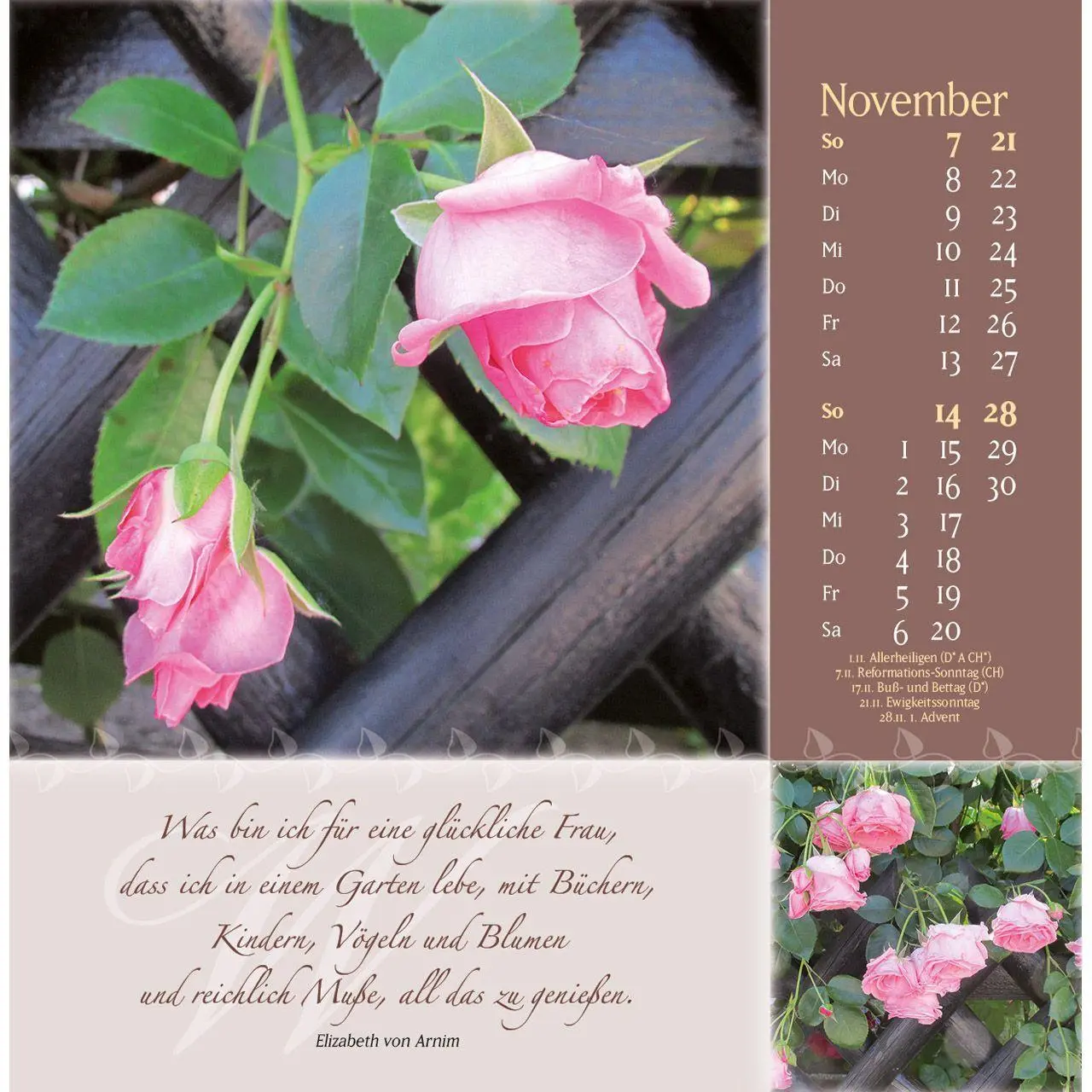 Bild: 9783754815977 | Rosenduft mit lieben Wünschen 2027 | Rosen-Postkarten-Kalender | 14 S.
