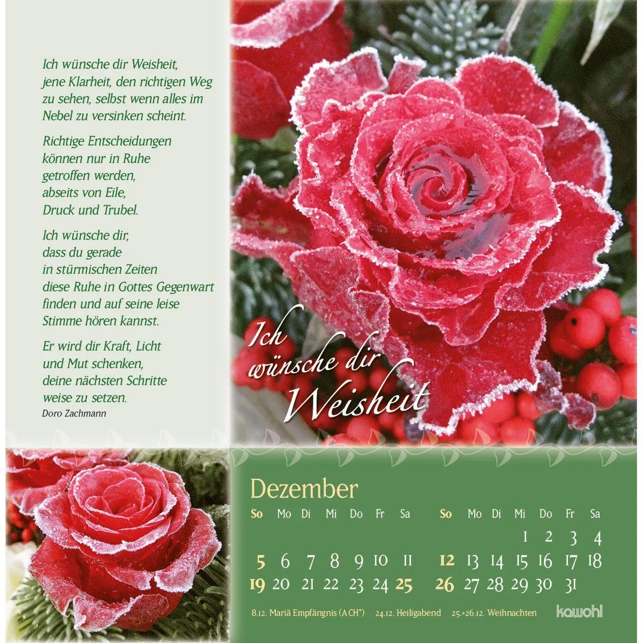 Bild: 9783754815977 | Rosenduft mit lieben Wünschen 2027 | Rosen-Postkarten-Kalender | 14 S.