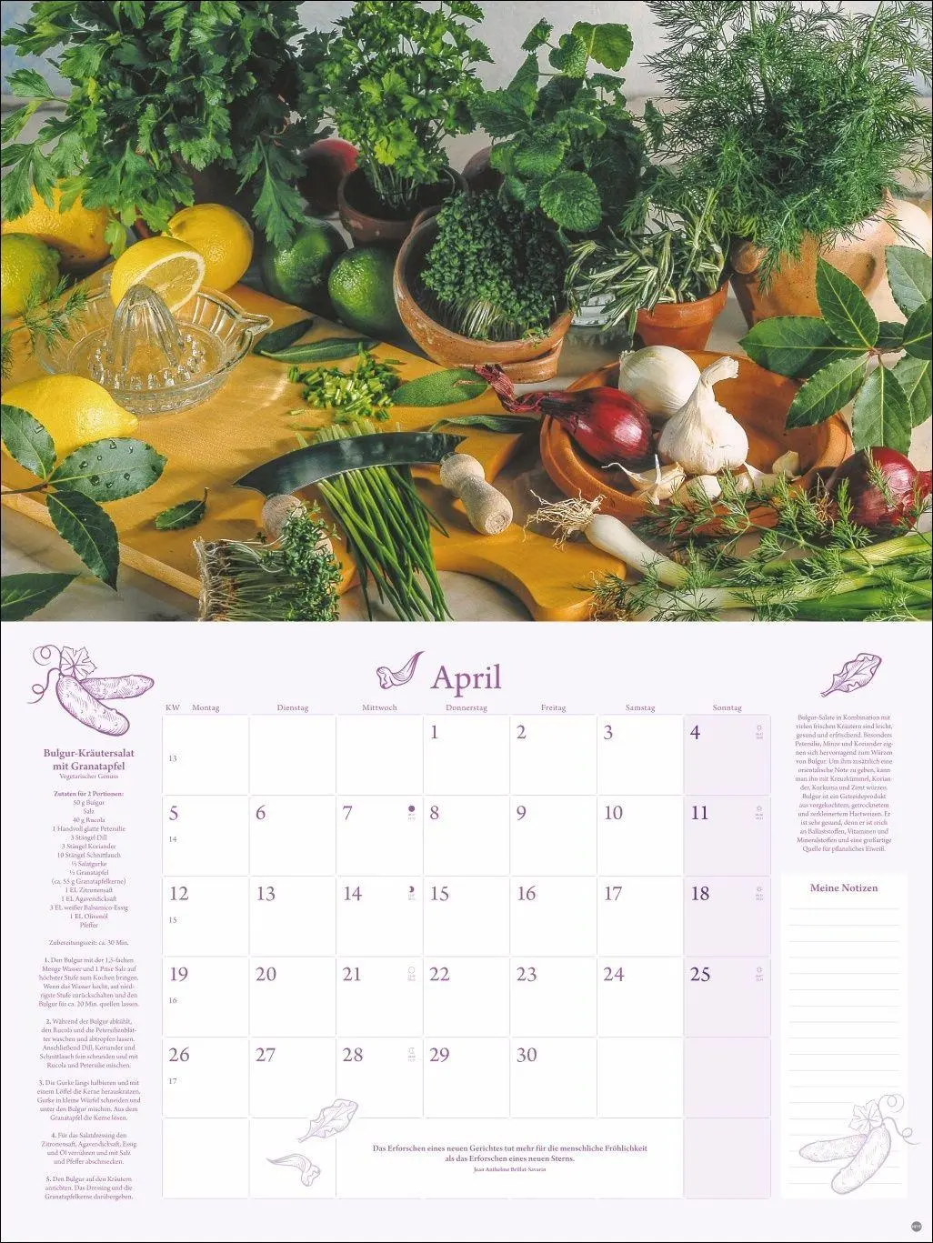 Bild: 9783756415977 | Küchenkalender Broschur XL 2027 | Heye | Kalender | 28 S. | Deutsch