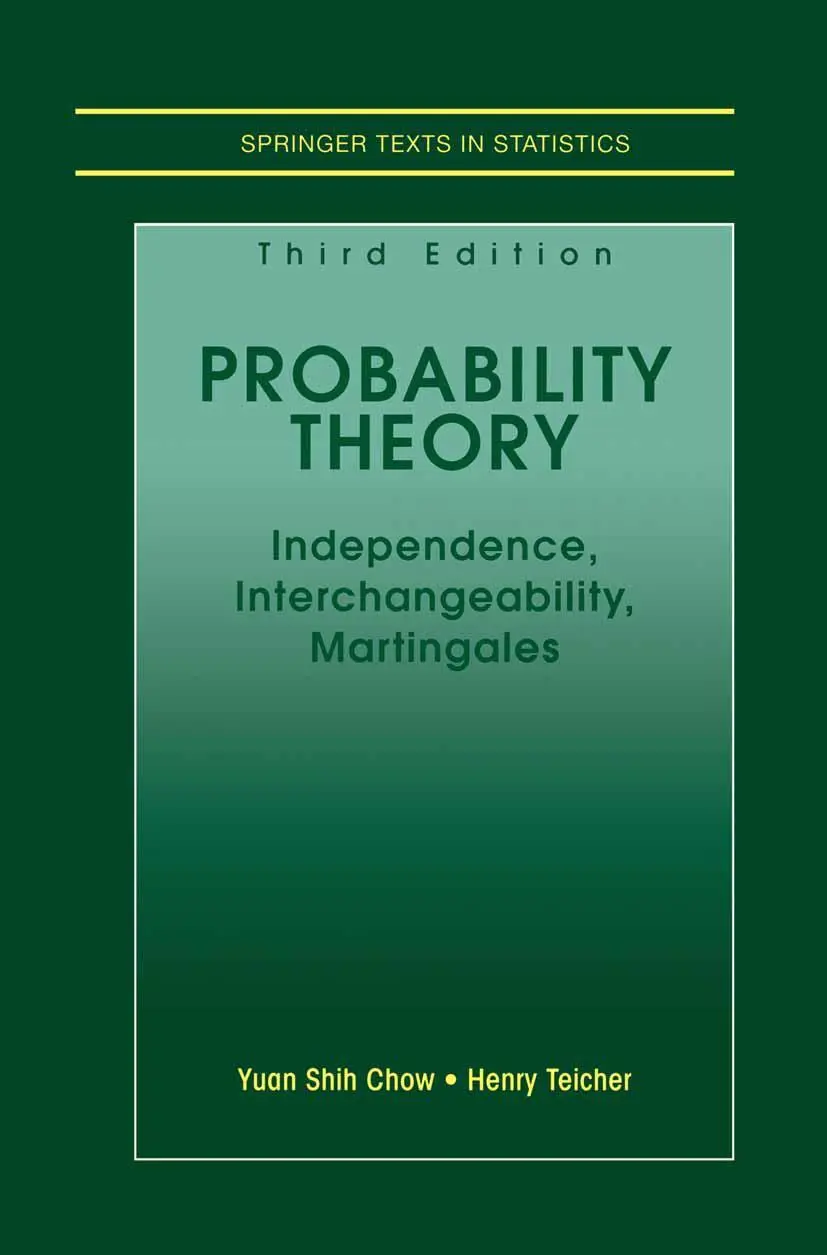 Cover: 9780387406077 | Probability Theory | Independence, Interchangeability, Martingales