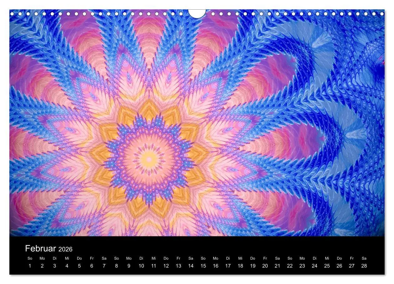 Bild: 9783457876077 | mandala-art (Wandkalender 2026 DIN A3 quer), CALVENDO Monatskalender