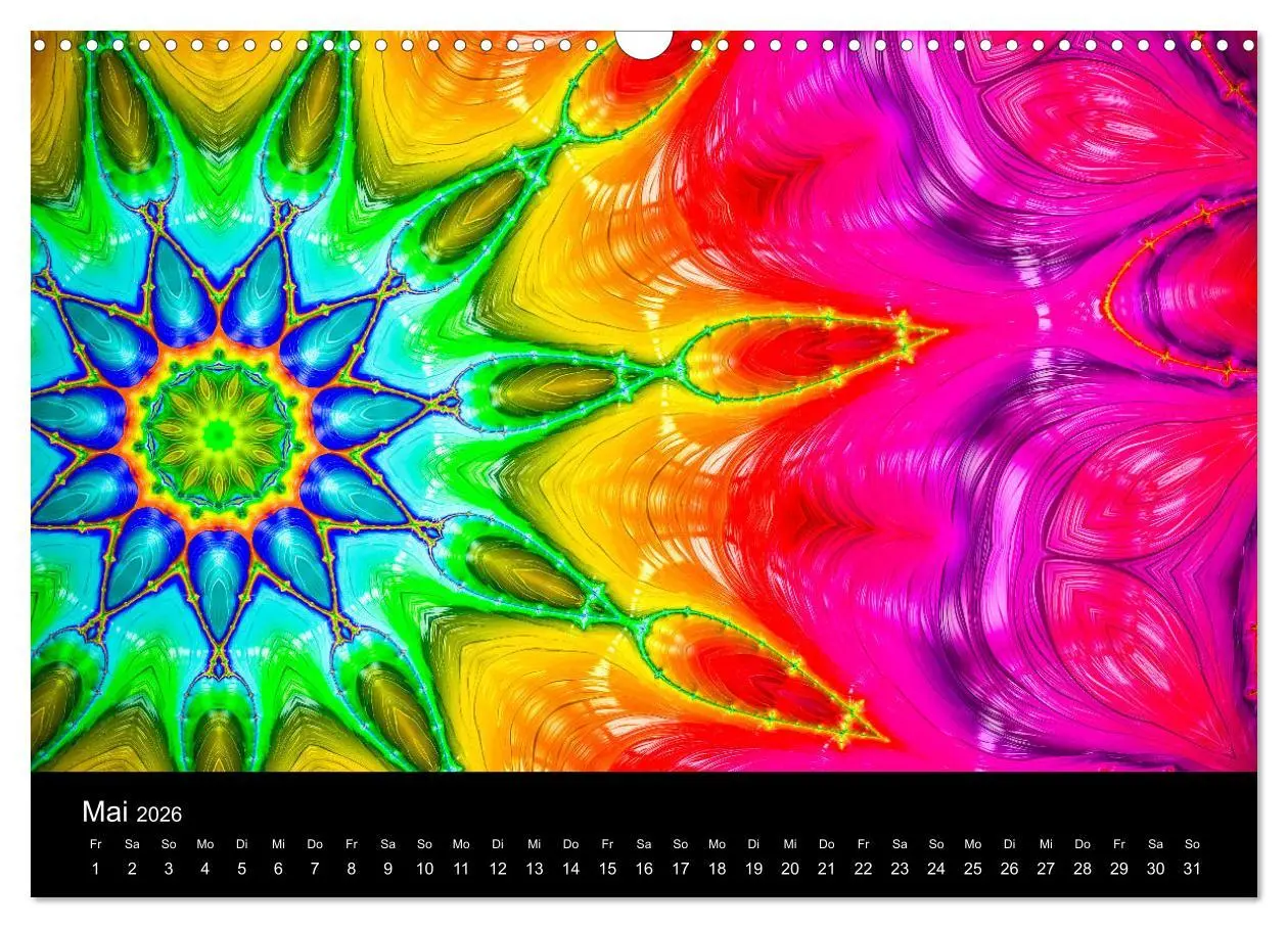 Bild: 9783457876077 | mandala-art (Wandkalender 2026 DIN A3 quer), CALVENDO Monatskalender