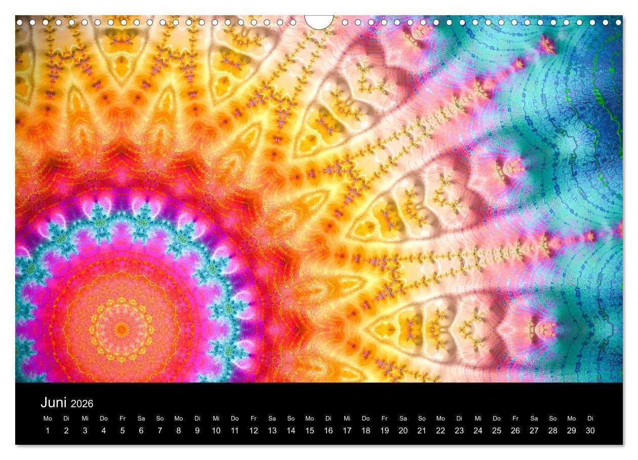 Bild: 9783457876077 | mandala-art (Wandkalender 2026 DIN A3 quer), CALVENDO Monatskalender