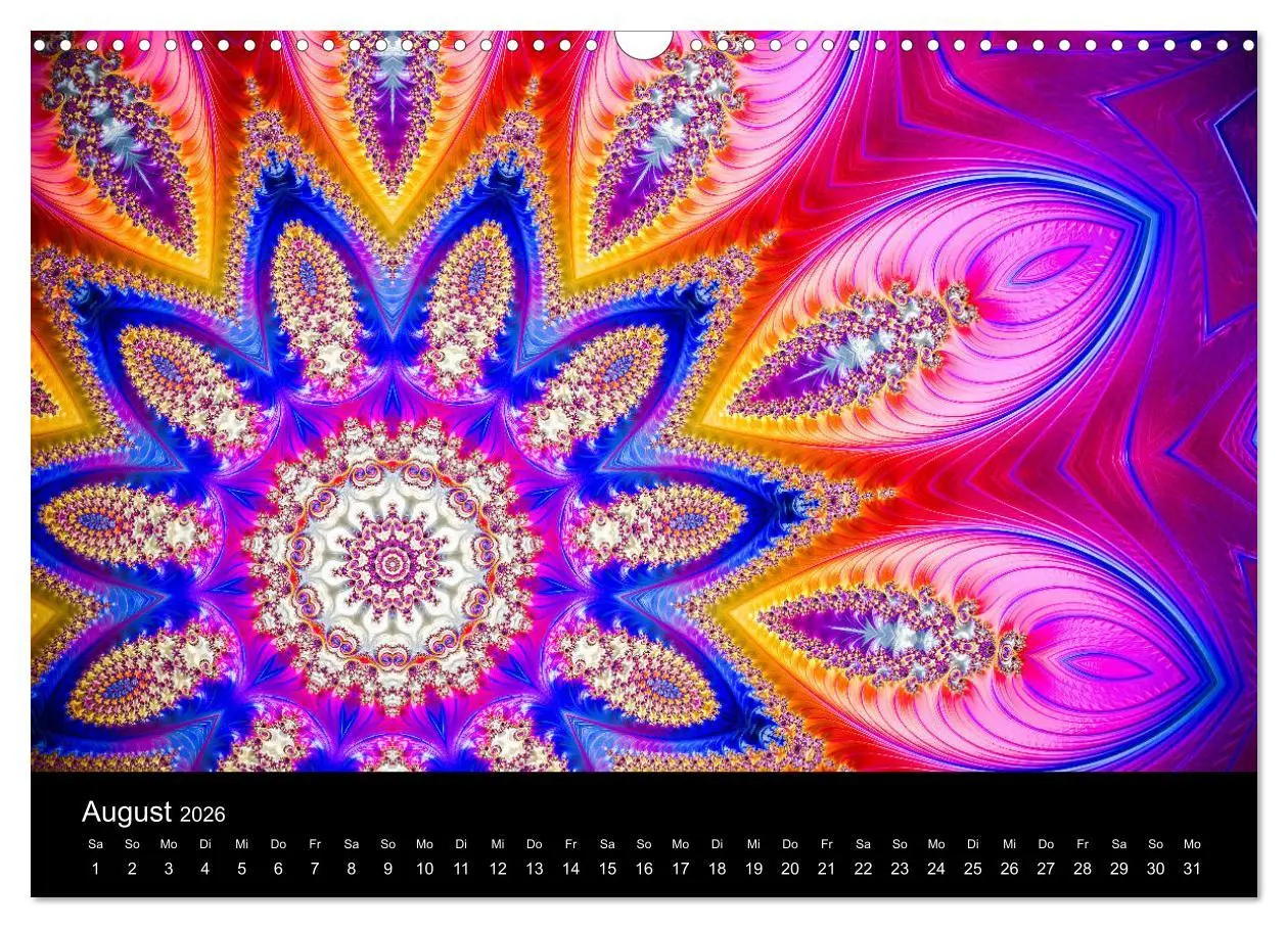 Bild: 9783457876077 | mandala-art (Wandkalender 2026 DIN A3 quer), CALVENDO Monatskalender