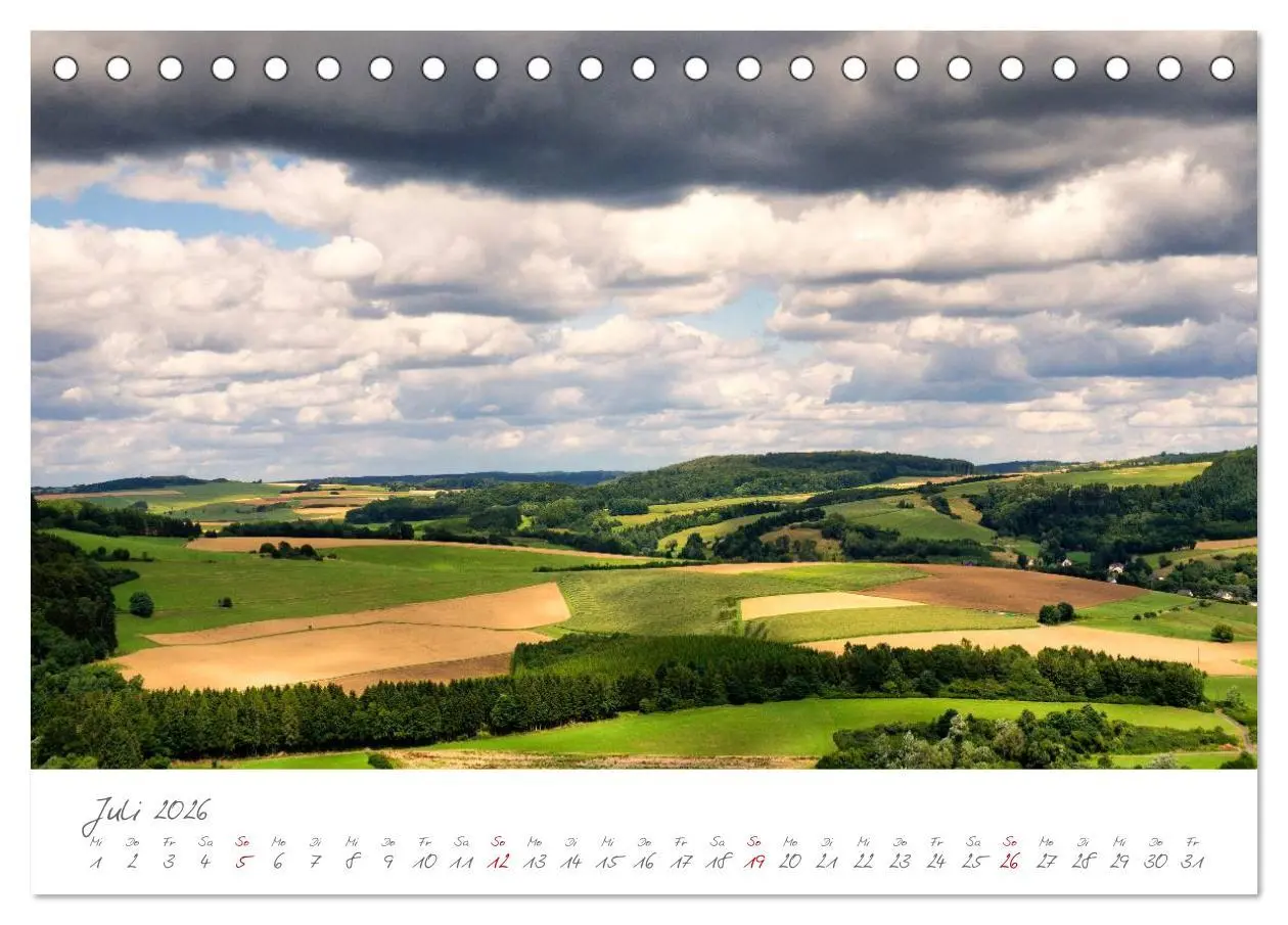 Bild: 9783516036077 | Erlebnis Eifel (Tischkalender 2026 DIN A5 quer), CALVENDO...