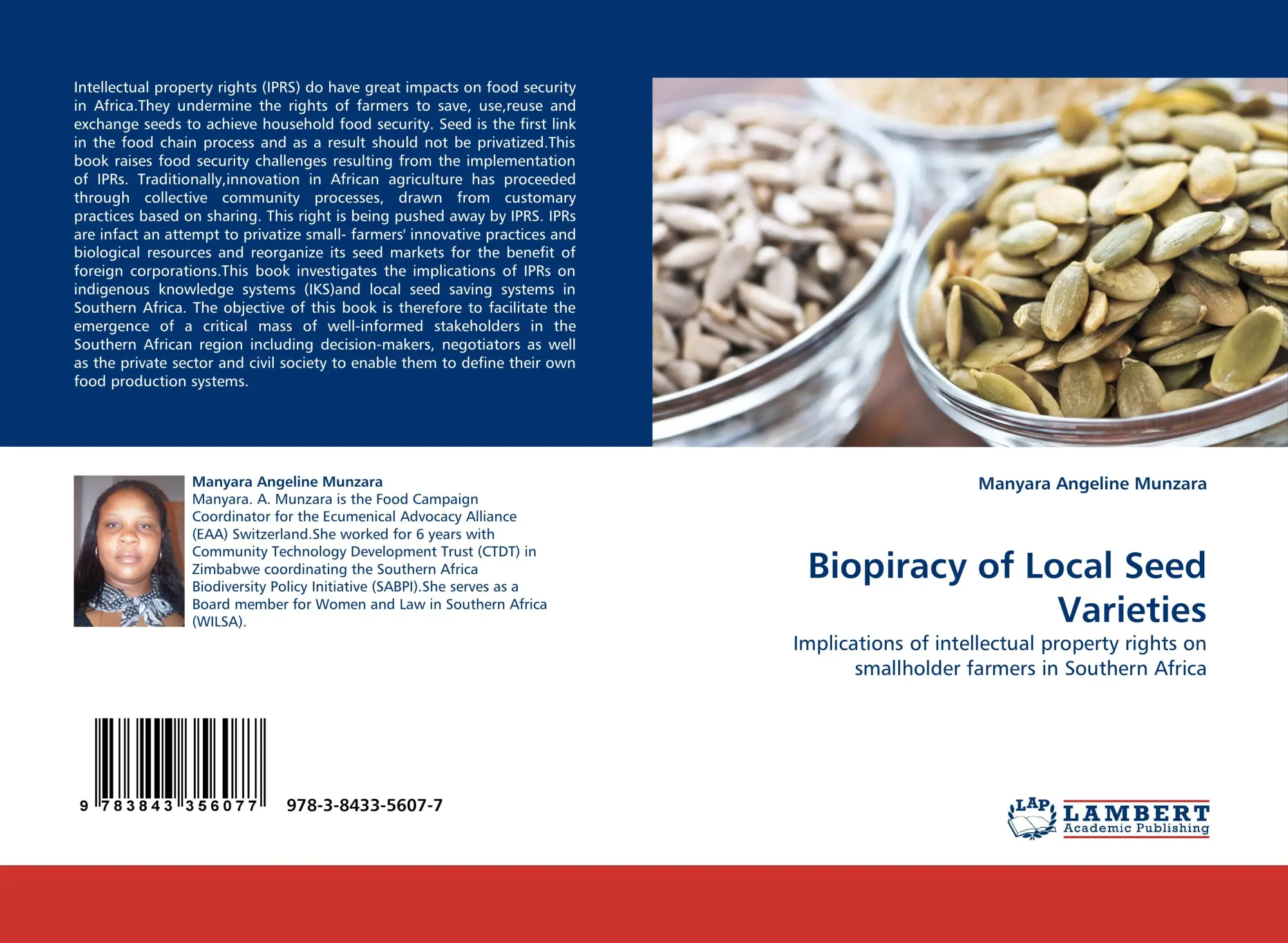Cover: 9783843356077 | Biopiracy of Local Seed Varieties | Manyara Angeline Munzara | Buch