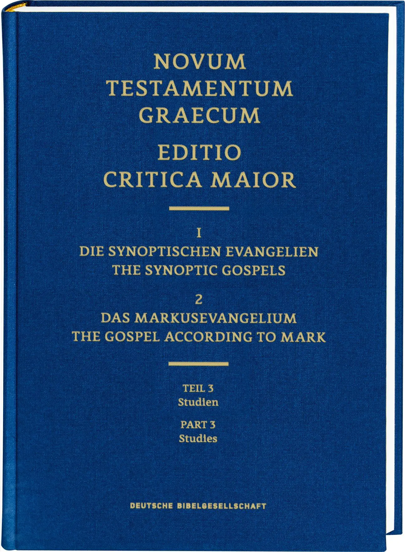Cover: 9783438056177 | Die Bibel - ECM I/2.3 Die Synoptischen Evangelien/Markusevangelium:...
