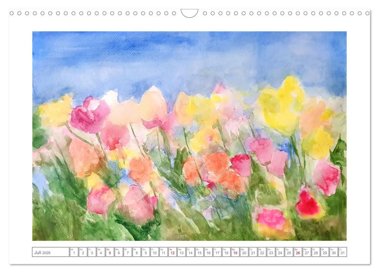 Bild: 9783457556177 | Im Rausch der Blüten - Farbenfroh gemalte Blumenwiesen...