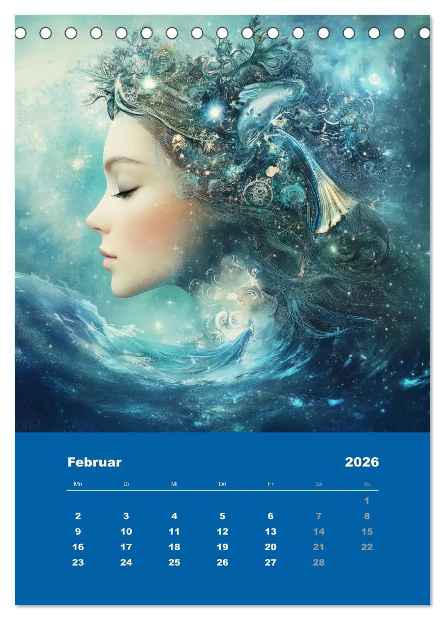 Bild: 9783516646177 | Göttinnen der Sterne - der weibliche Zodiac (Tischkalender 2026 DIN...