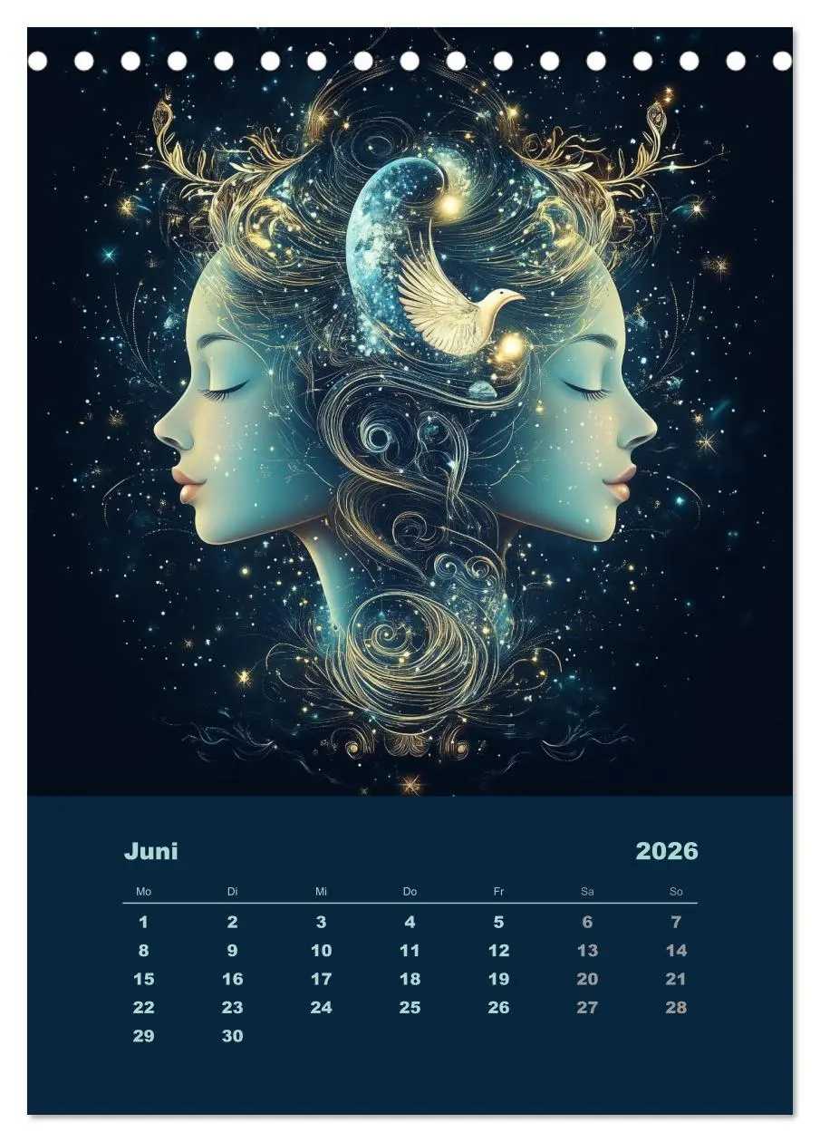 Bild: 9783516646177 | Göttinnen der Sterne - der weibliche Zodiac (Tischkalender 2026 DIN...