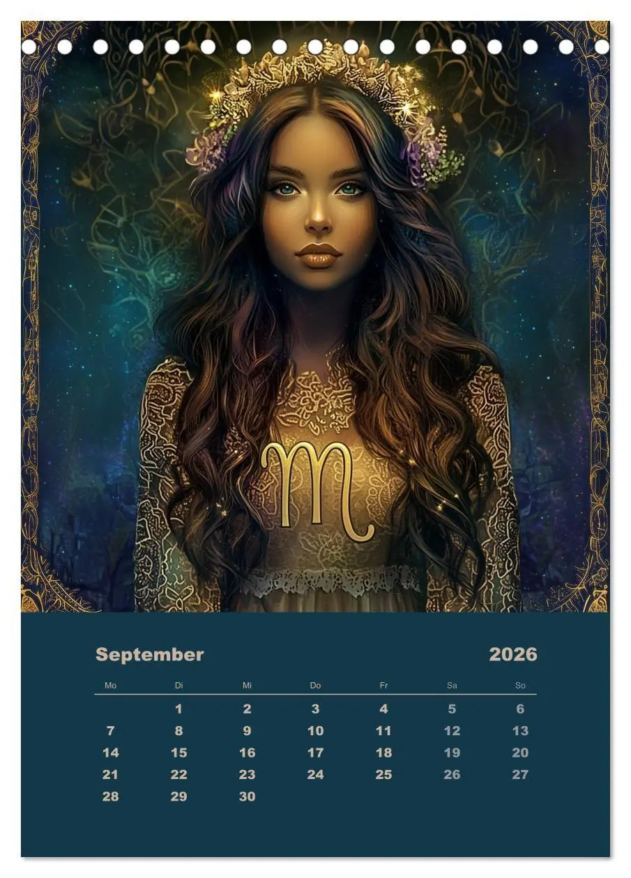 Bild: 9783516646177 | Göttinnen der Sterne - der weibliche Zodiac (Tischkalender 2026 DIN...