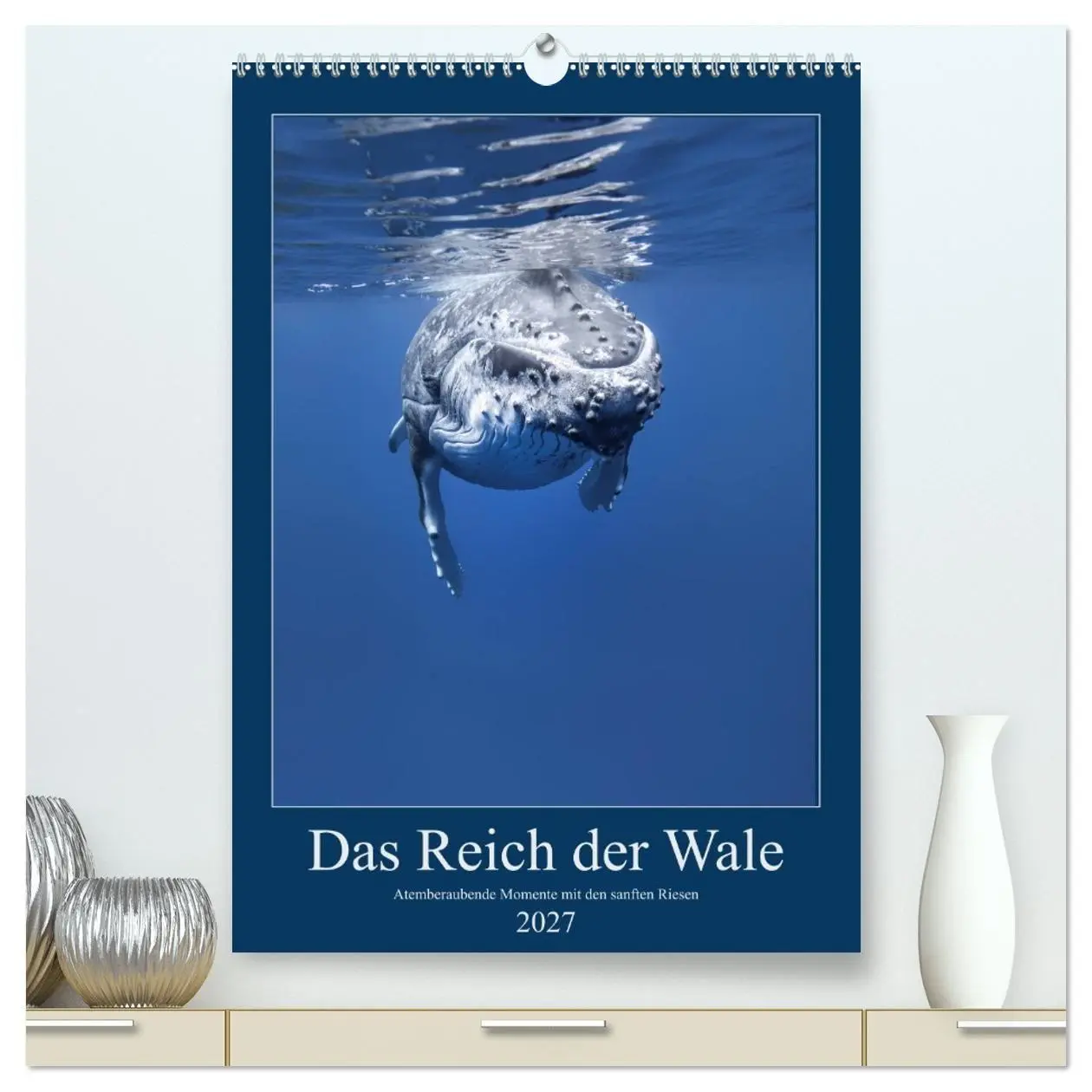 Cover: 9783569806177 | Im Reich der Wale (hochwertiger Premium Wandkalender 2027 DIN A2...