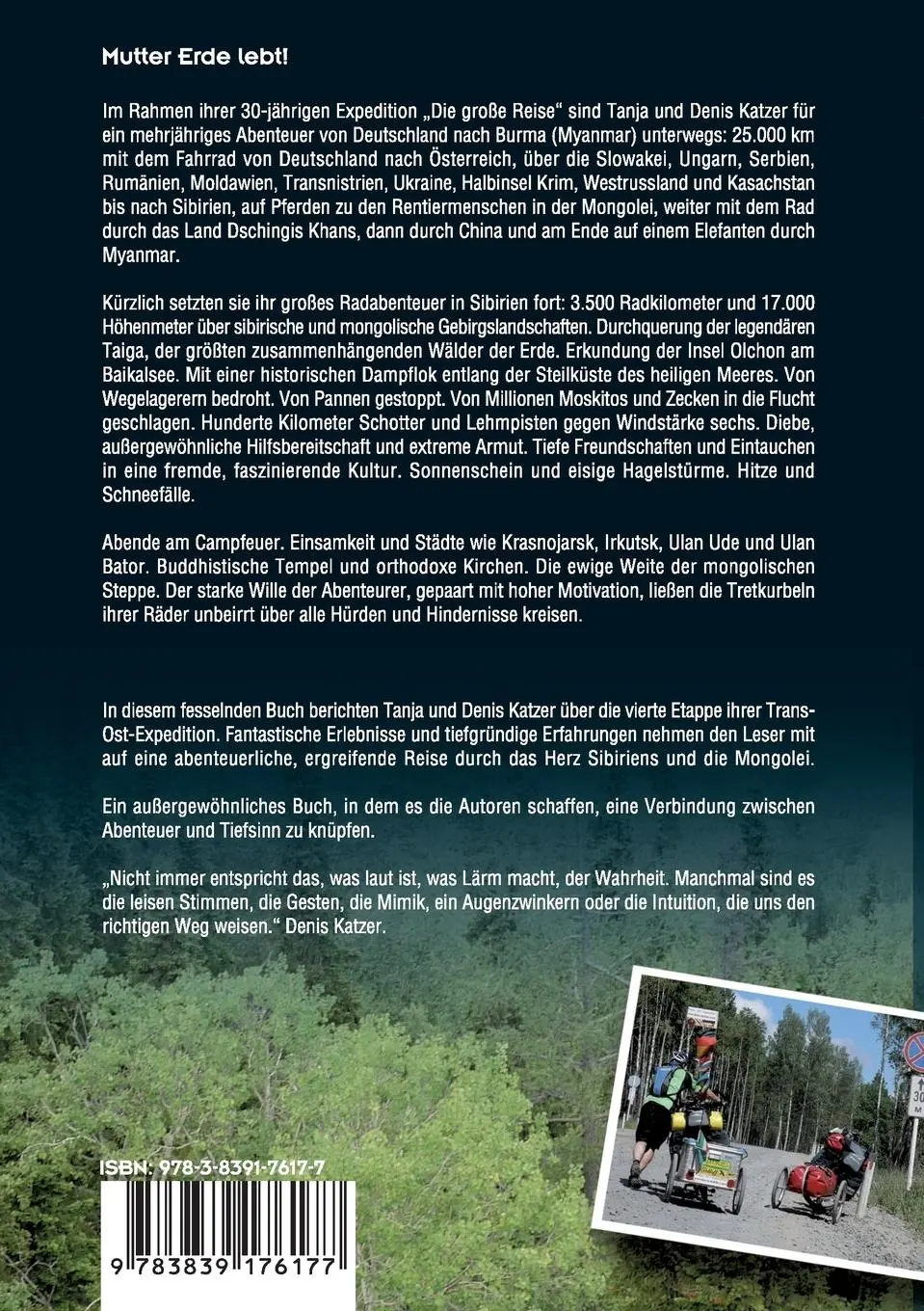 Rückseite: 9783839176177 | Trans-Ost-Expedition - Die 4. Etappe | Tanja Katzer (u. a.) | Buch