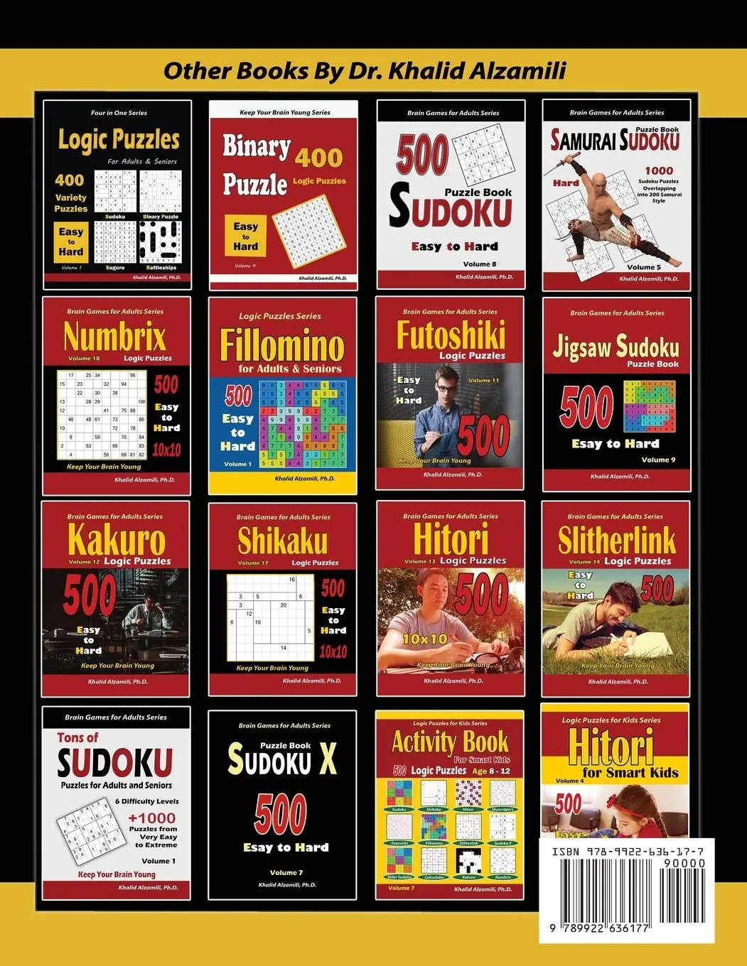 Rückseite: 9789922636177 | Jigsaw Sudoku | 500 Medium to Very Hard | Khalid Alzamili | Buch