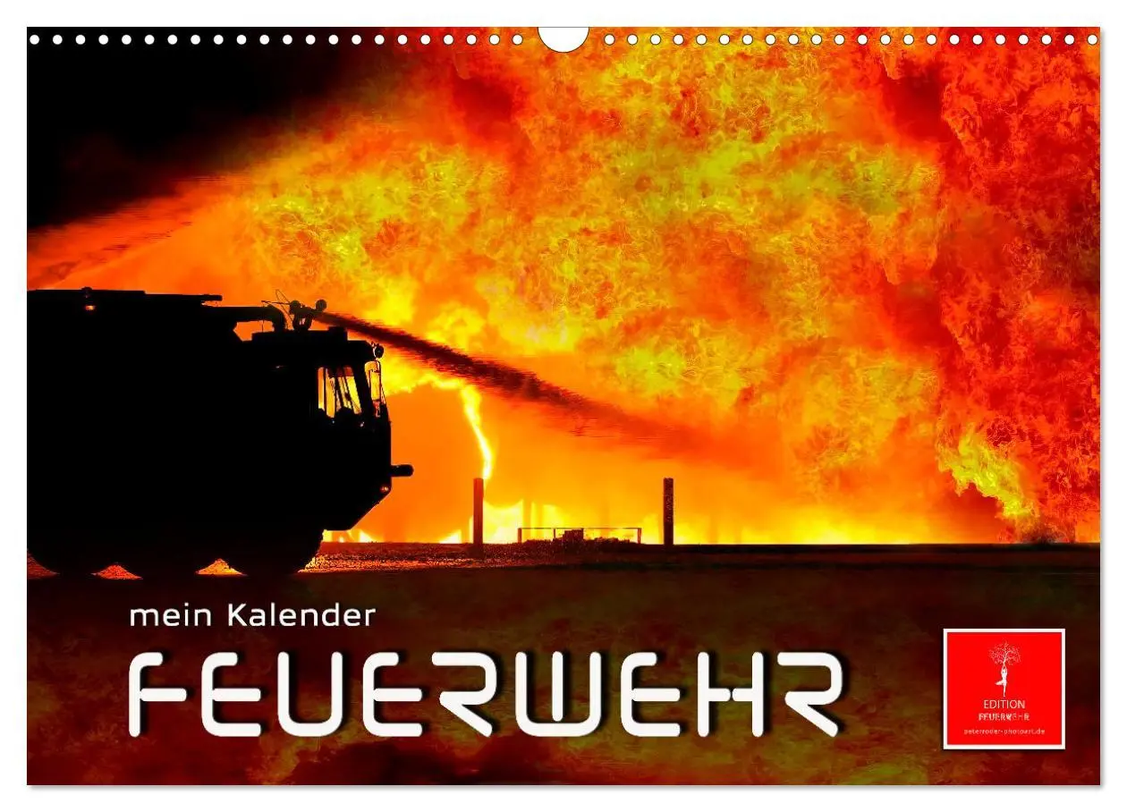 Cover: 9783457546277 | Feuerwehr - mein Kalender (Wandkalender 2026 DIN A3 quer), CALVENDO...