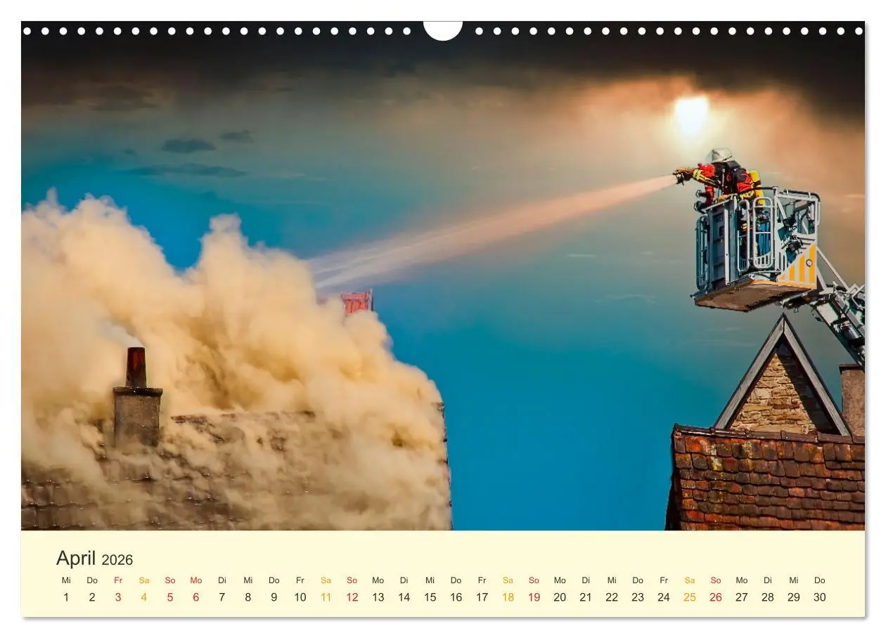 Bild: 9783457546277 | Feuerwehr - mein Kalender (Wandkalender 2026 DIN A3 quer), CALVENDO...