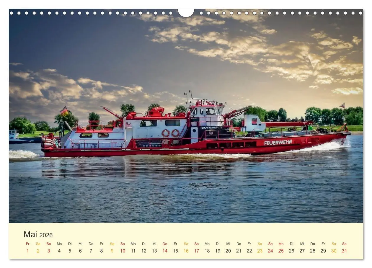 Bild: 9783457546277 | Feuerwehr - mein Kalender (Wandkalender 2026 DIN A3 quer), CALVENDO...