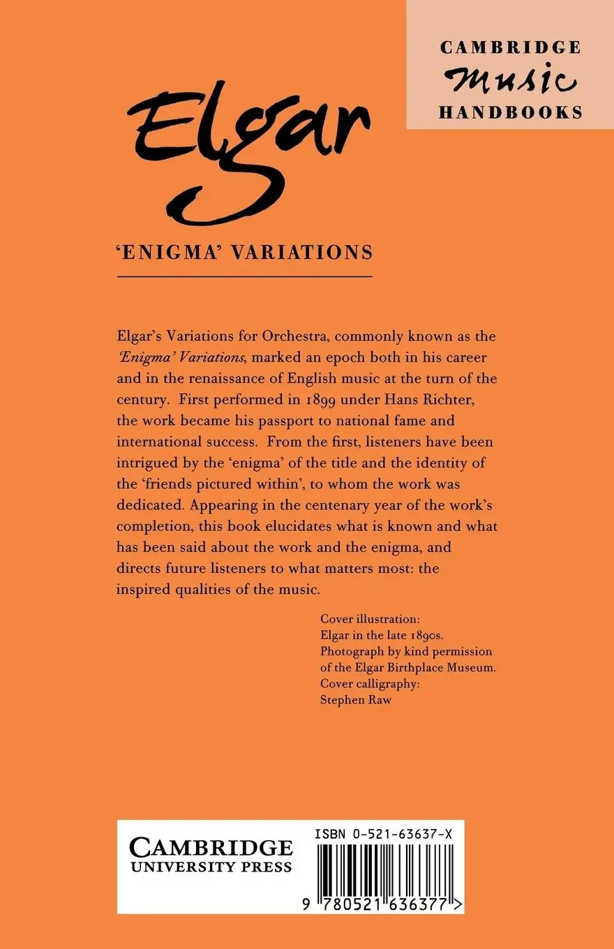 Rückseite: 9780521636377 | Elgar | Enigma Variations | Julian Rushton | Taschenbuch | Englisch