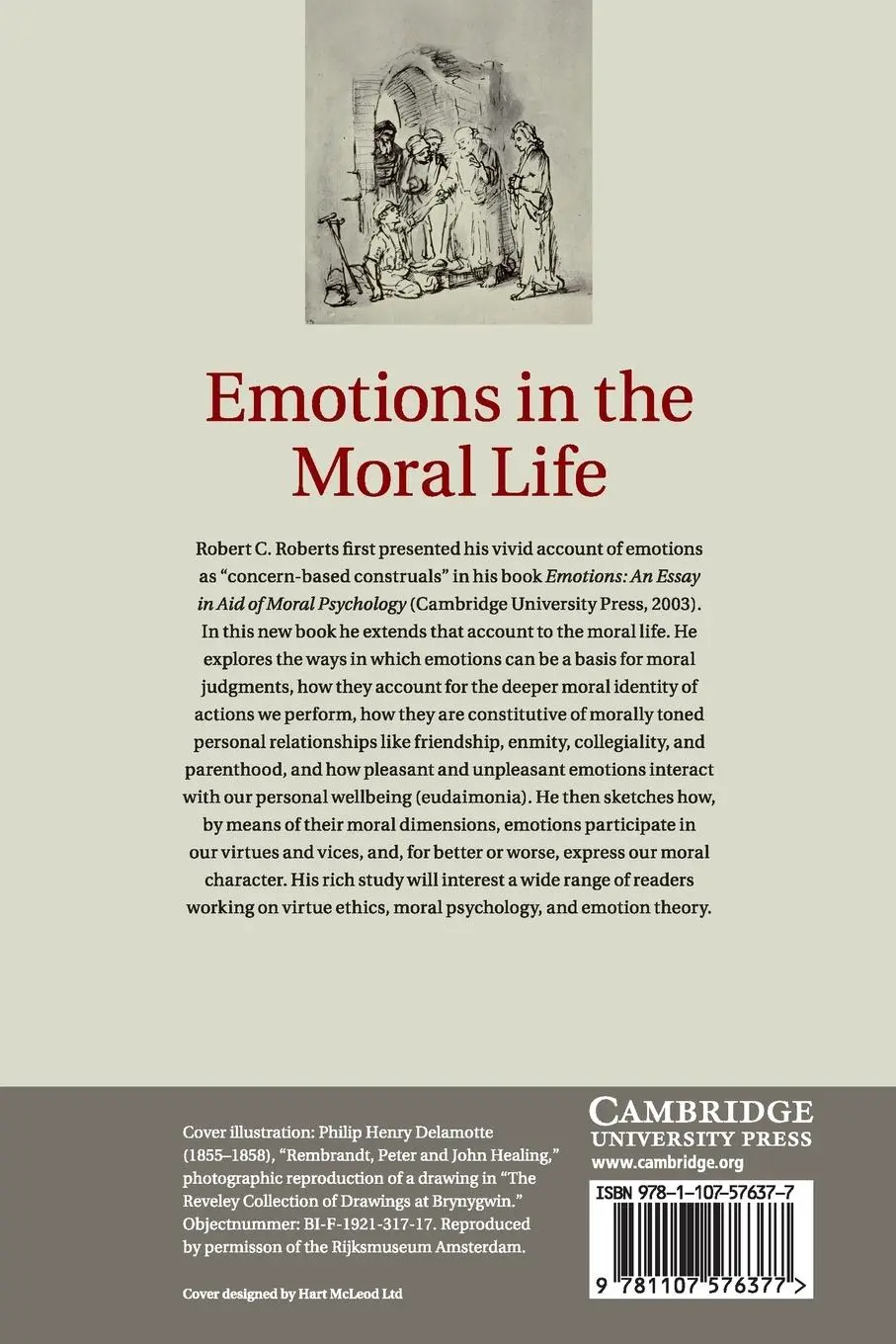 Rückseite: 9781107576377 | Emotions in the Moral Life | Robert C. Roberts | Taschenbuch | 2015
