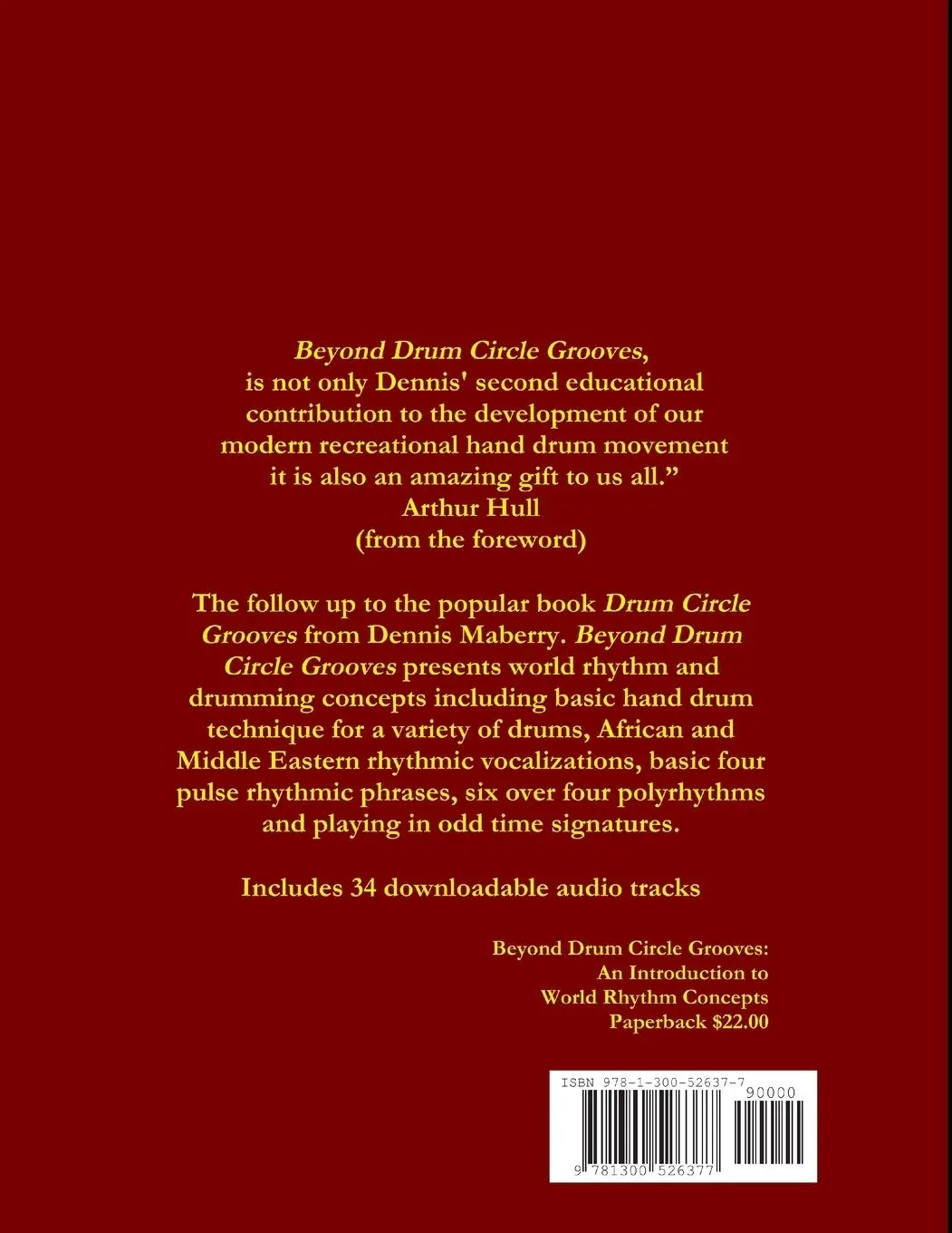 Rückseite: 9781300526377 | Beyond Drum Circle Grooves | An Introduction to World Rhythm Concepts