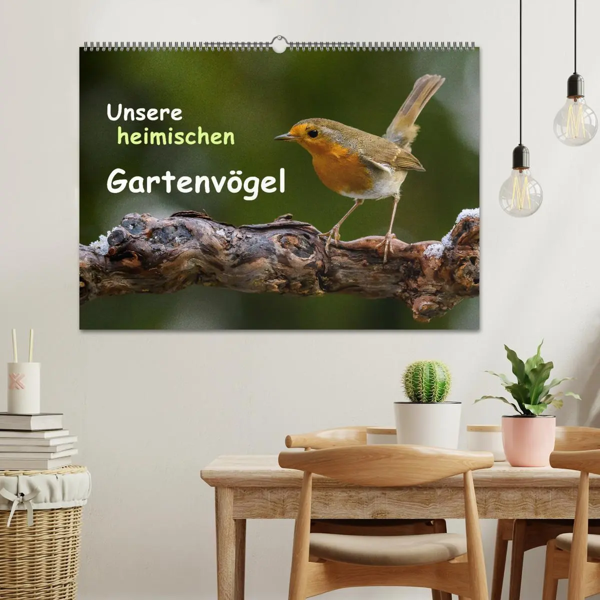Bild: 9783516006377 | Unsere heimischen Gartenvögel (Wandkalender 2026 DIN A2 quer),...
