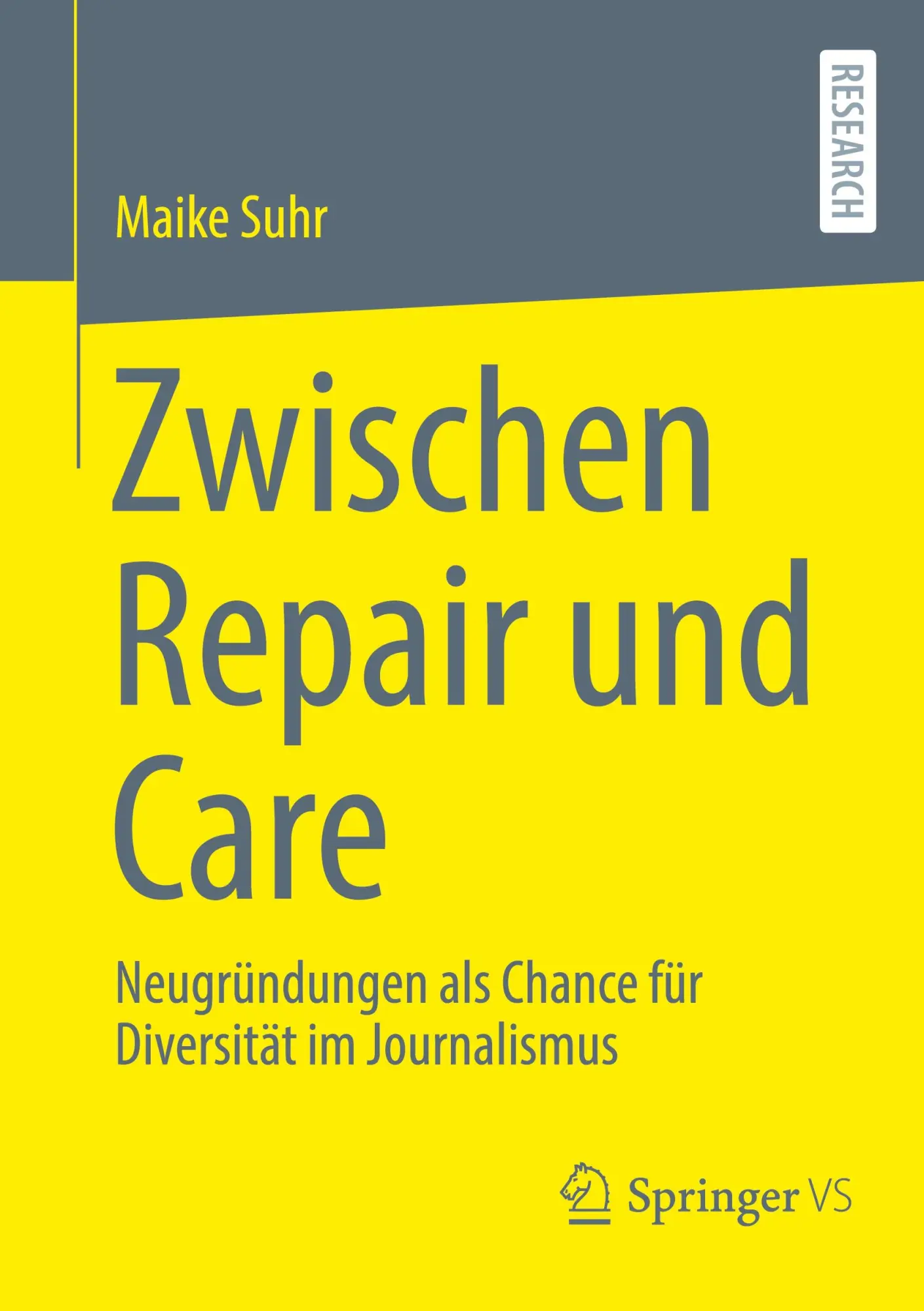 Cover: 9783658506377 | Zwischen Repair und Care | Maike Suhr | Taschenbuch | xix | Deutsch