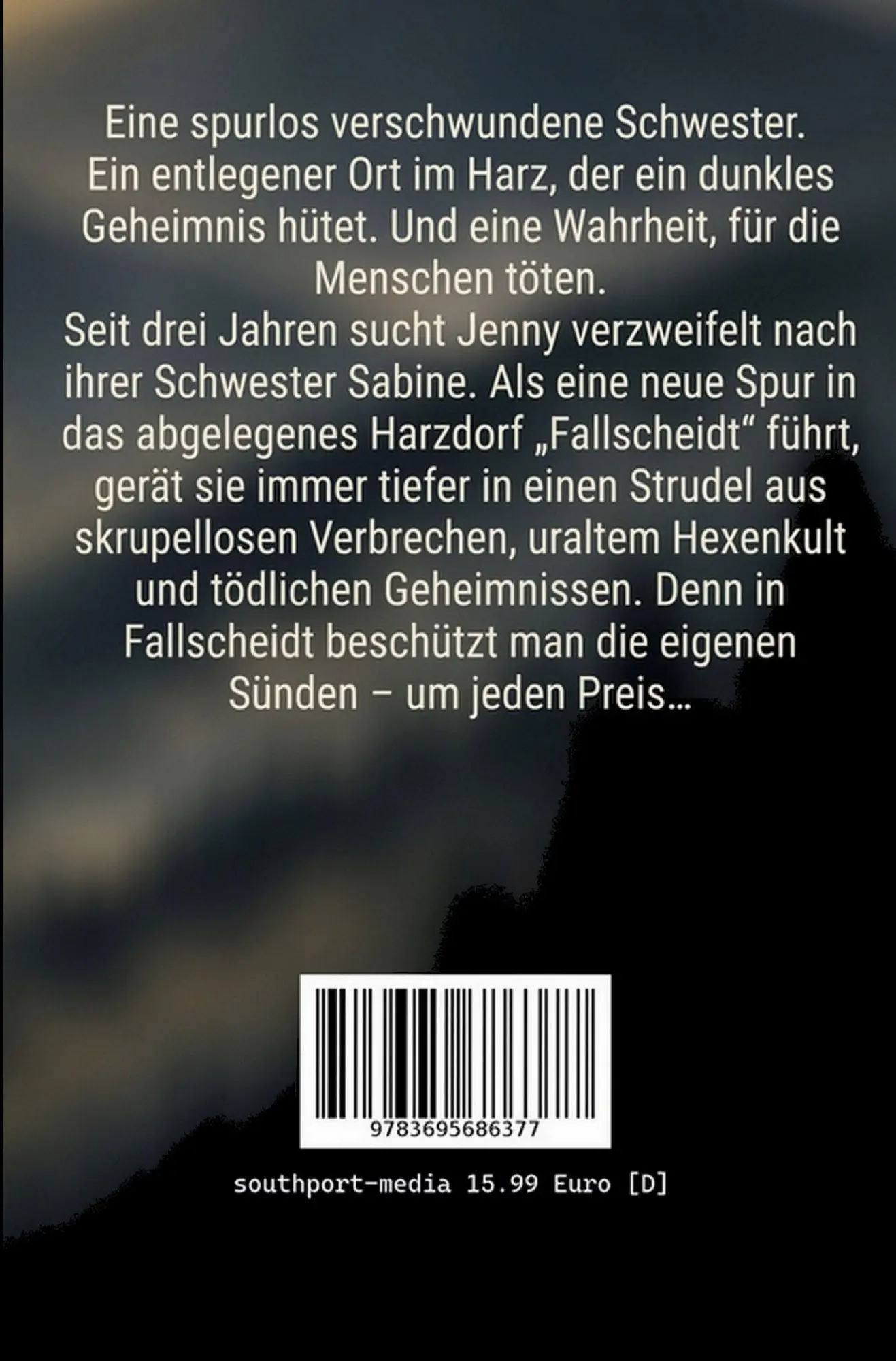 Rückseite: 9783695686377 | HEXENJAGD | Ein Harz-Krimi | Andreas Gaw | Taschenbuch | 496 S. | 2026