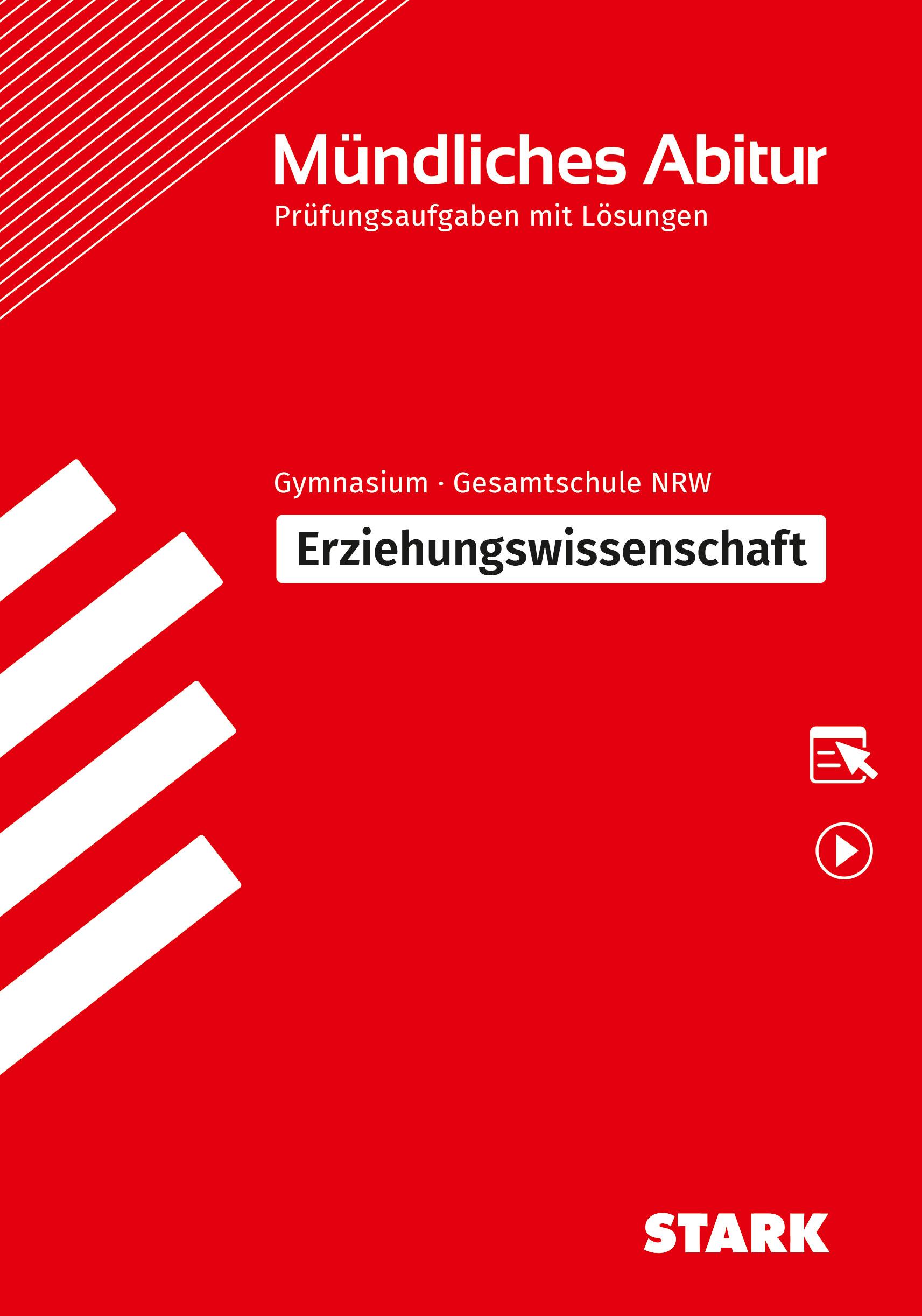 Cover: 9783849056377 | STARK Erziehungswissenschaft - Mündliche Abiturprüfung NRW -...
