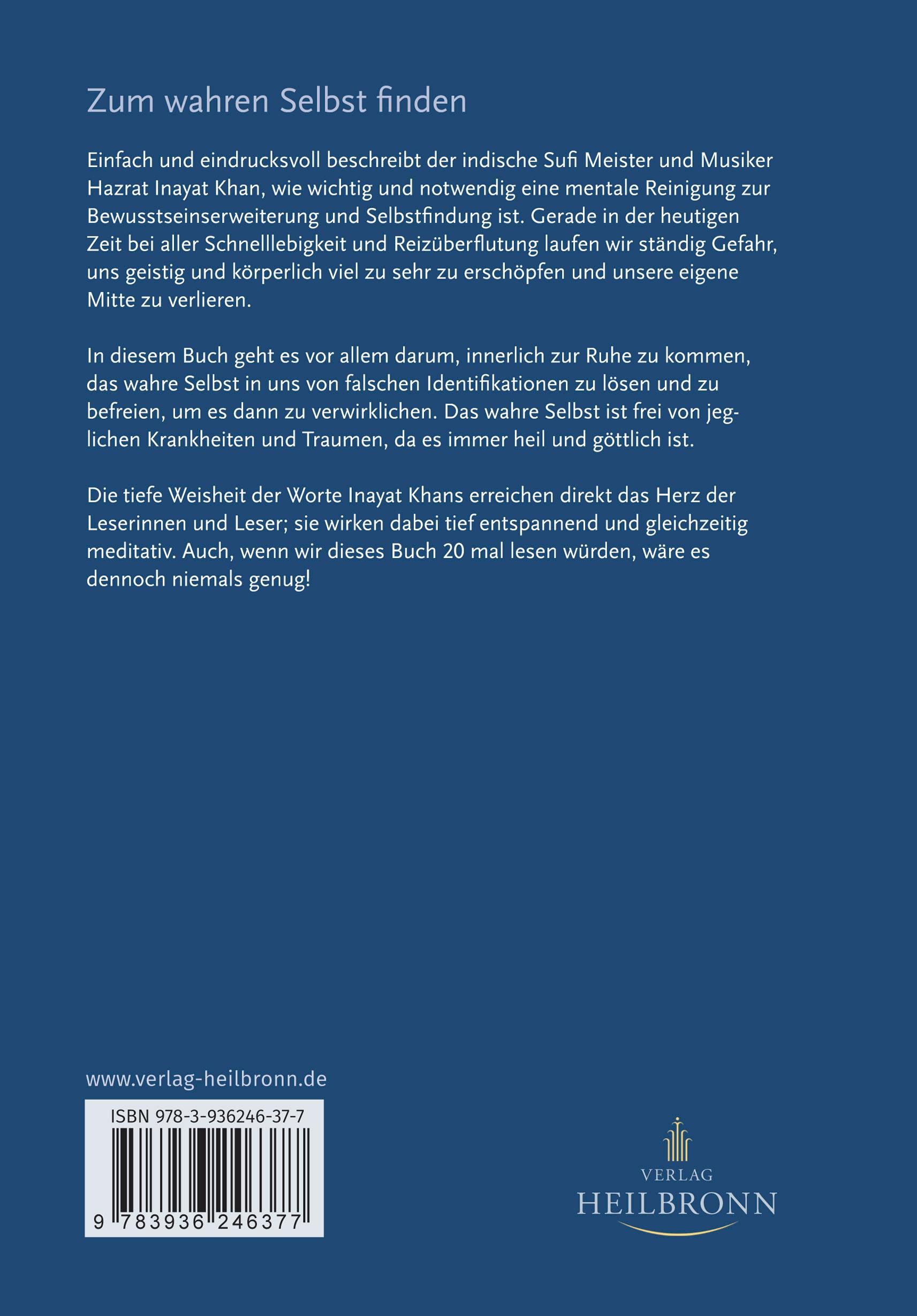 Rückseite: 9783936246377 | Heilung aus der Tiefe der Seele | Mystik und geistige Heilung | Khan