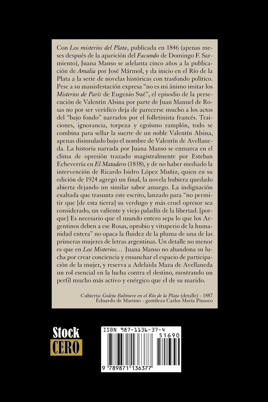 Rückseite: 9789871136377 | Los Misterios del Plata | Juana Manso De Noronha | Taschenbuch | 2005